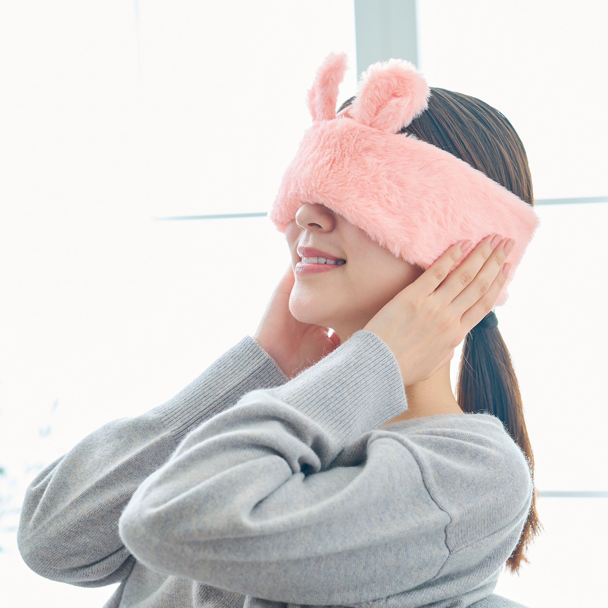 レンジですぐにホッカホカ ジェル湯たんぽ hocca アイマスク ねこ/うさぎ/くま