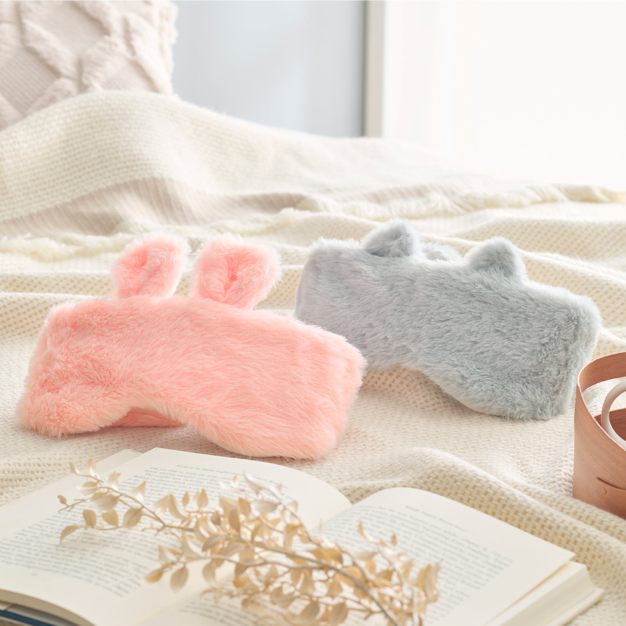 レンジですぐにホッカホカ ジェル湯たんぽ hocca アイマスク ねこ/うさぎ/くま