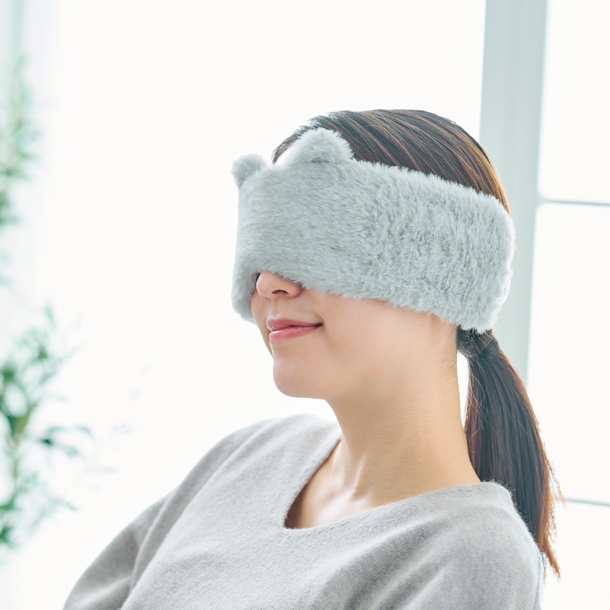 レンジですぐにホッカホカ ジェル湯たんぽ hocca アイマスク ねこ/うさぎ/くま