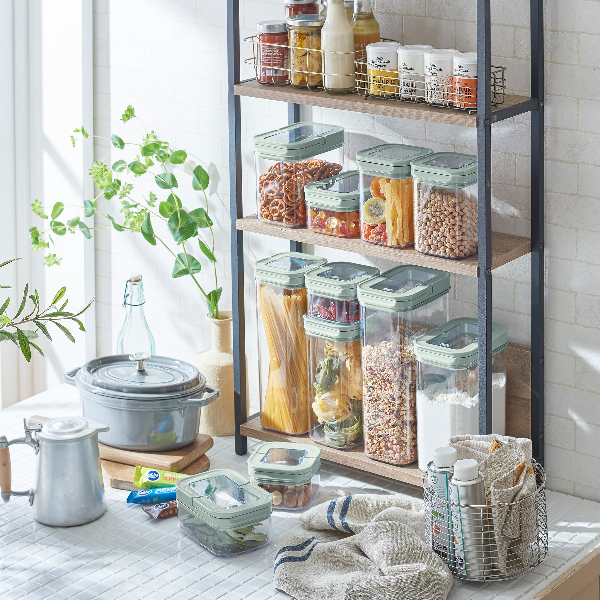 Toffy フードキャニスター スクエア