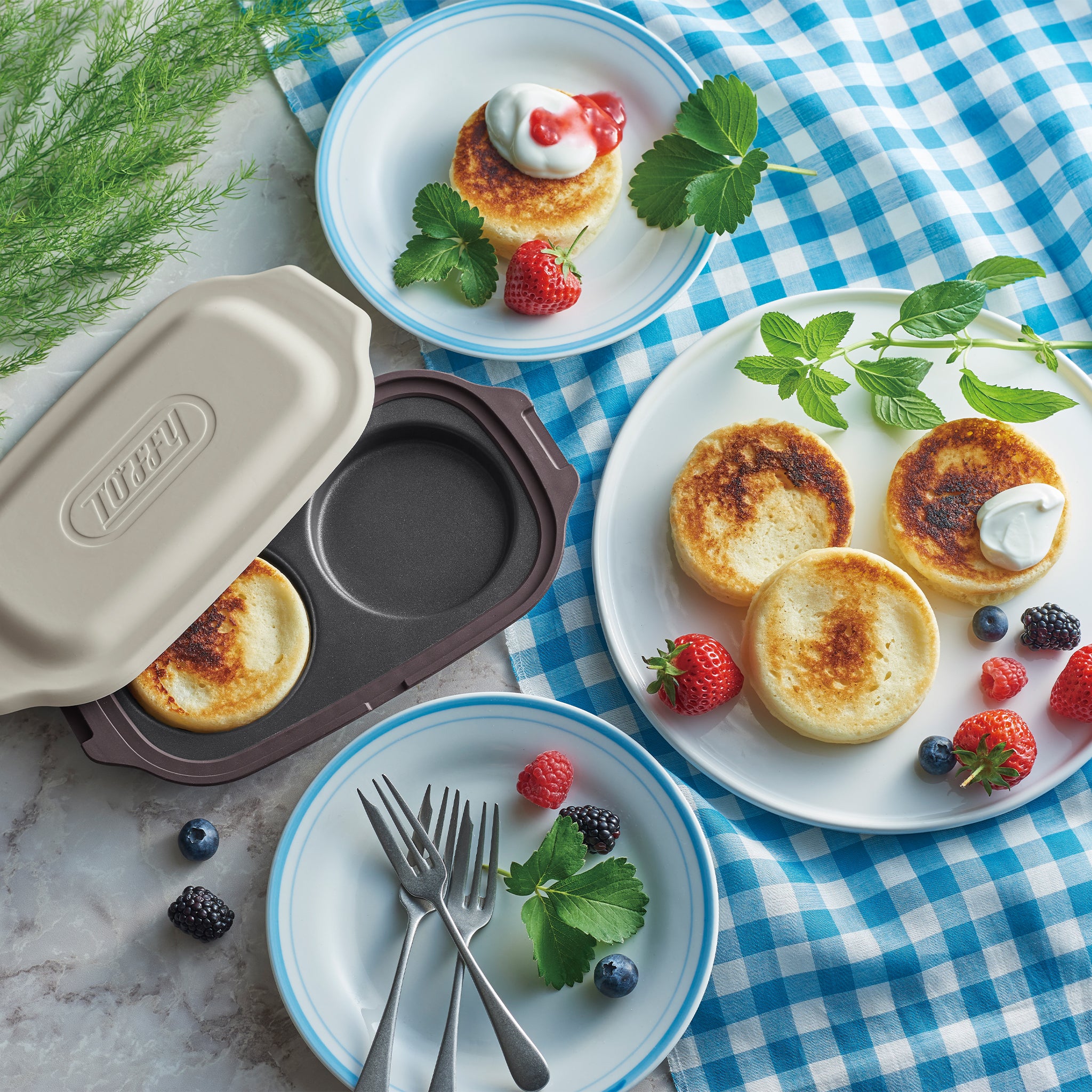 Toffy 電子レンジ用ダブルグリルプレート