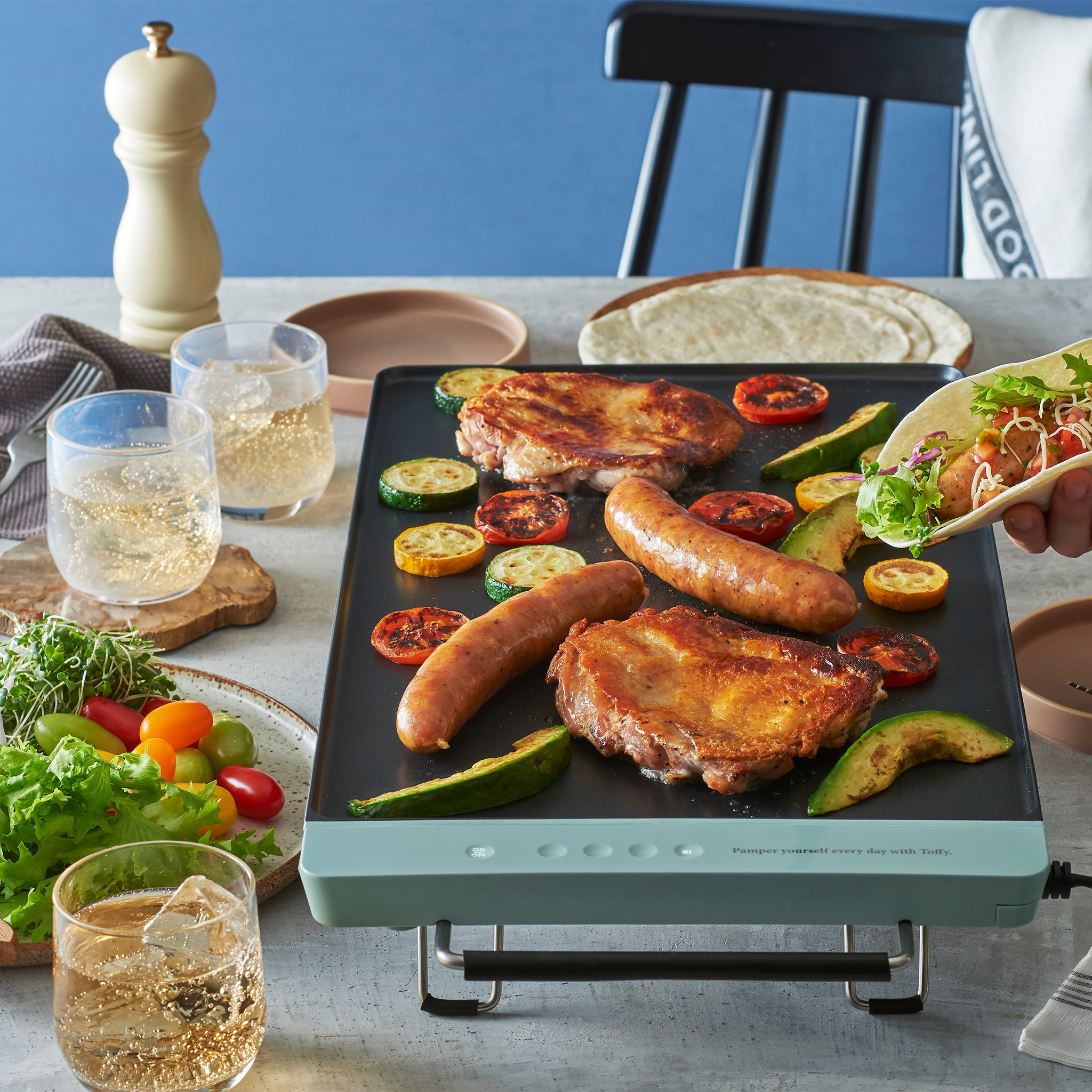 Toffy スリムグリルプレート