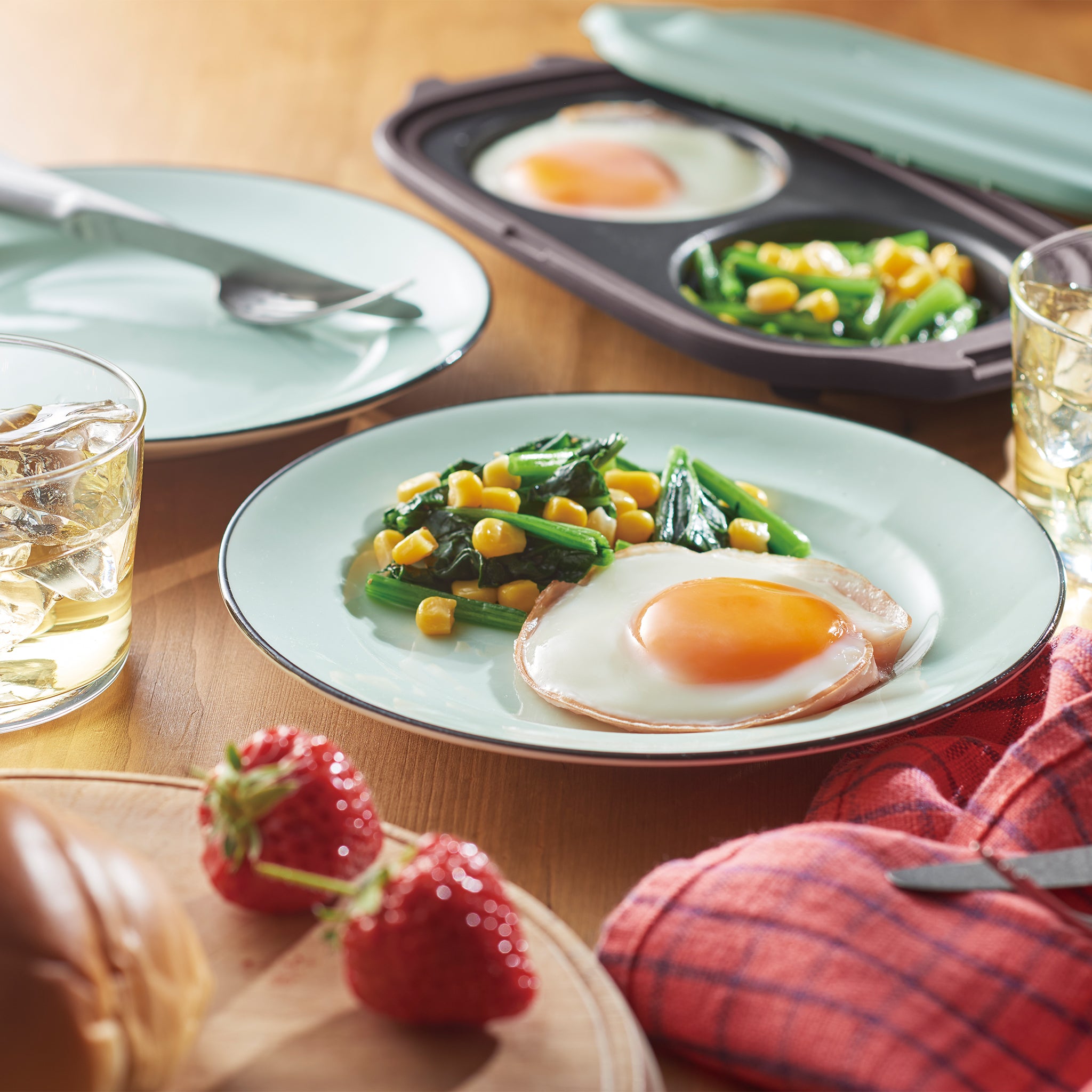 Toffy 電子レンジ用ダブルグリルプレート