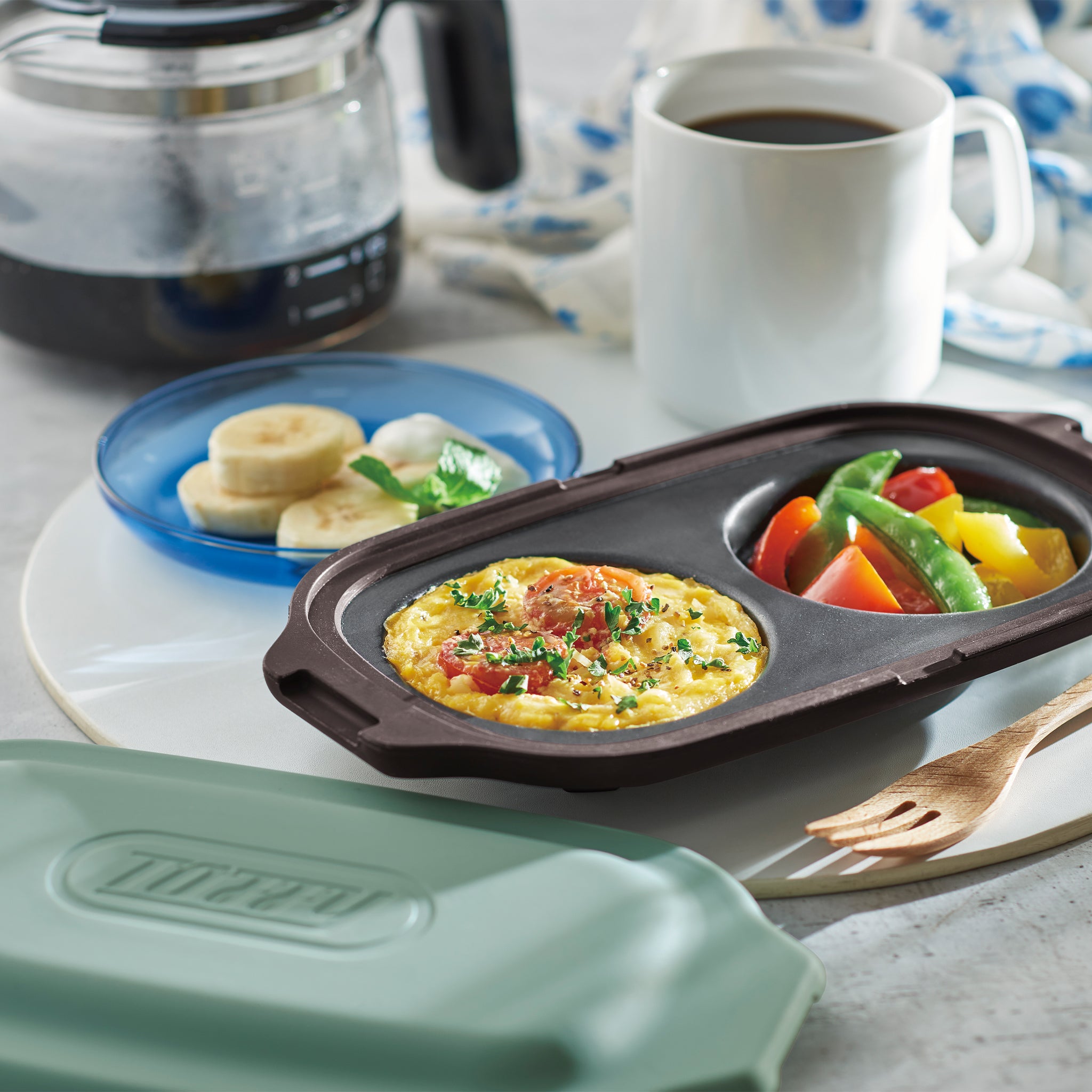 Toffy 電子レンジ用ダブルグリルプレート