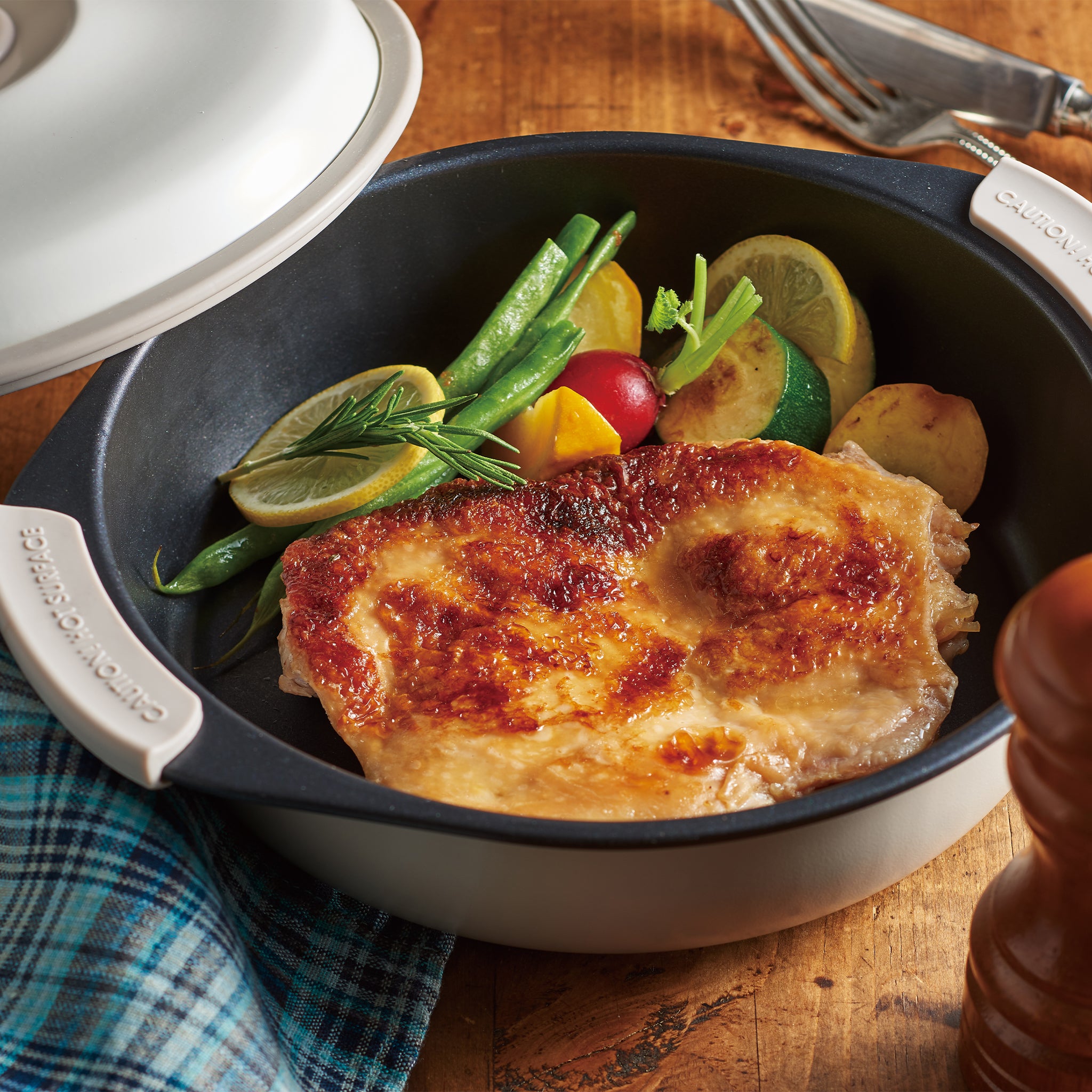 Toffy 電子レンジ用 グリル鍋