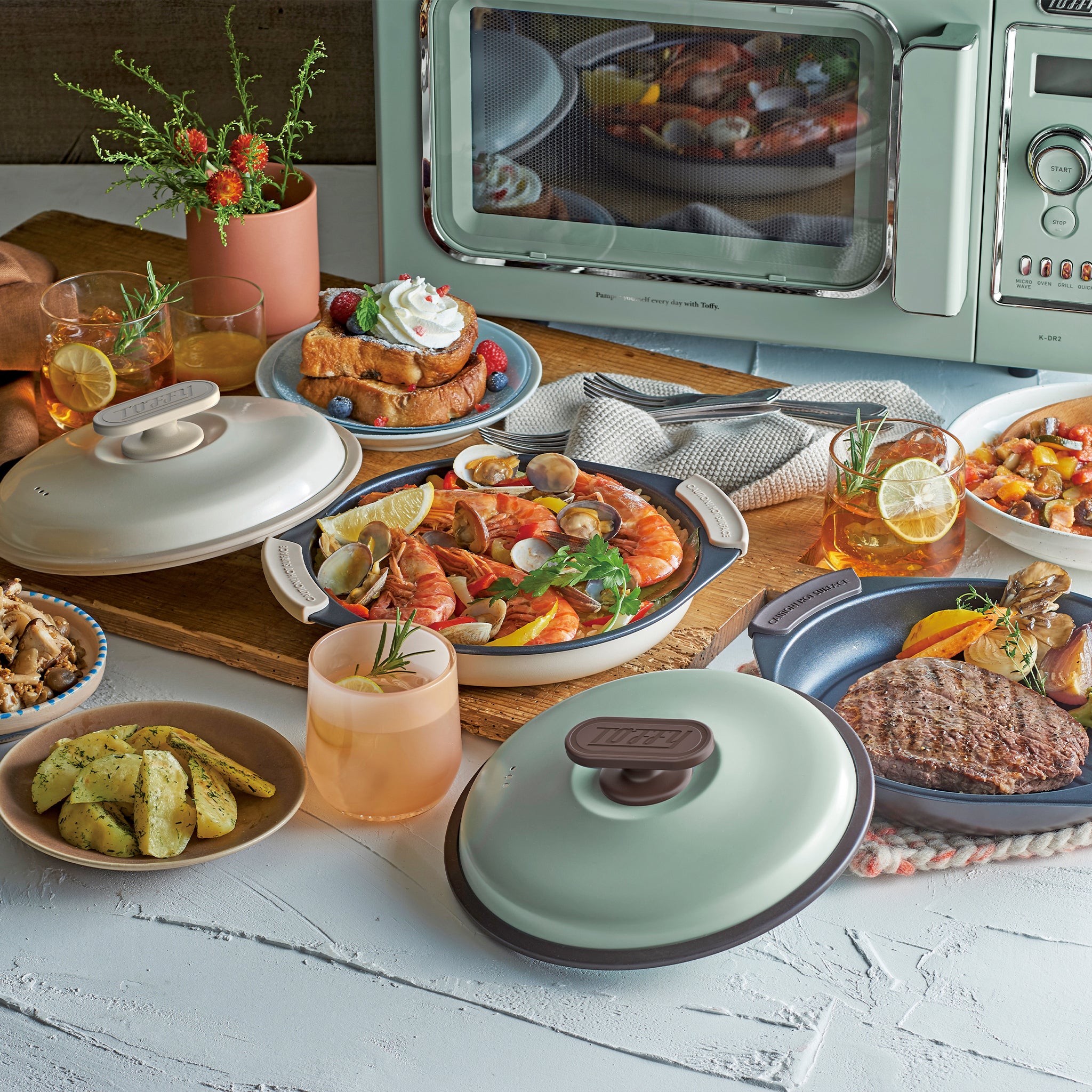 Toffy 電子レンジ用 グリルパン