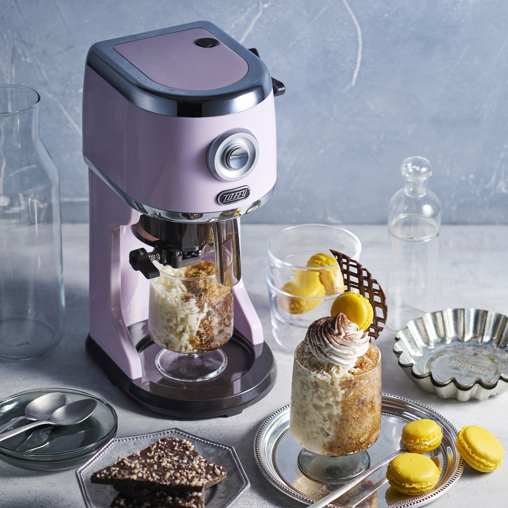 Toffy コンパクト電動ふわふわかき氷器
