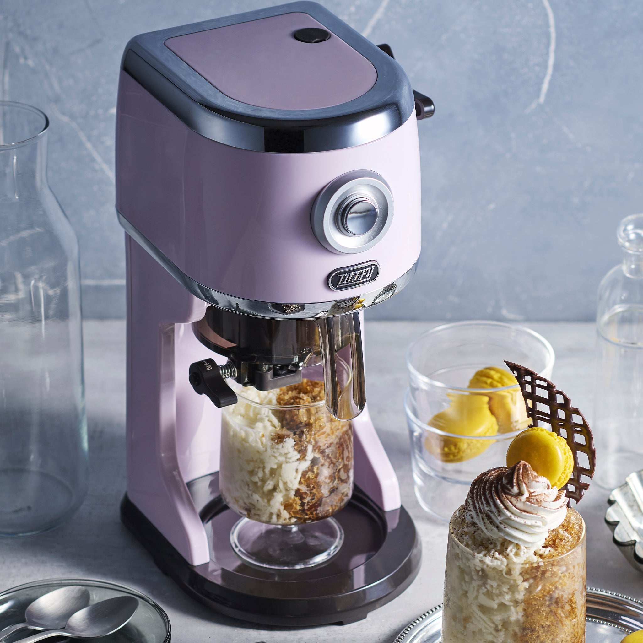 Toffy コンパクト電動ふわふわかき氷器