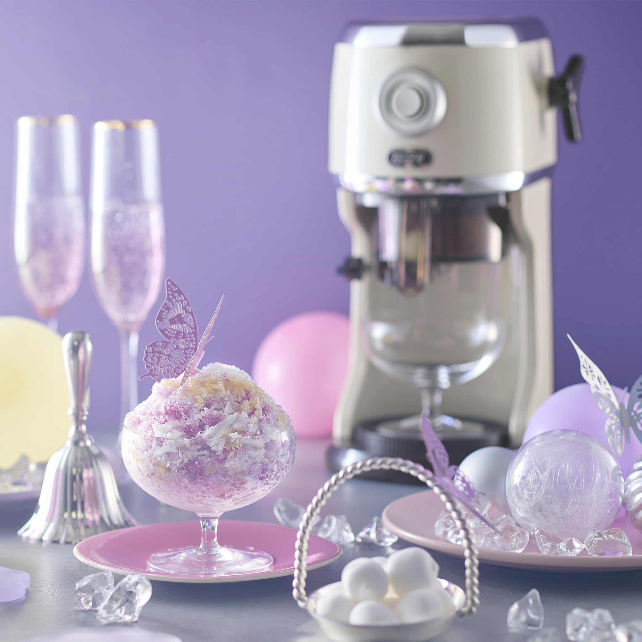 Toffy コンパクト電動ふわふわかき氷器