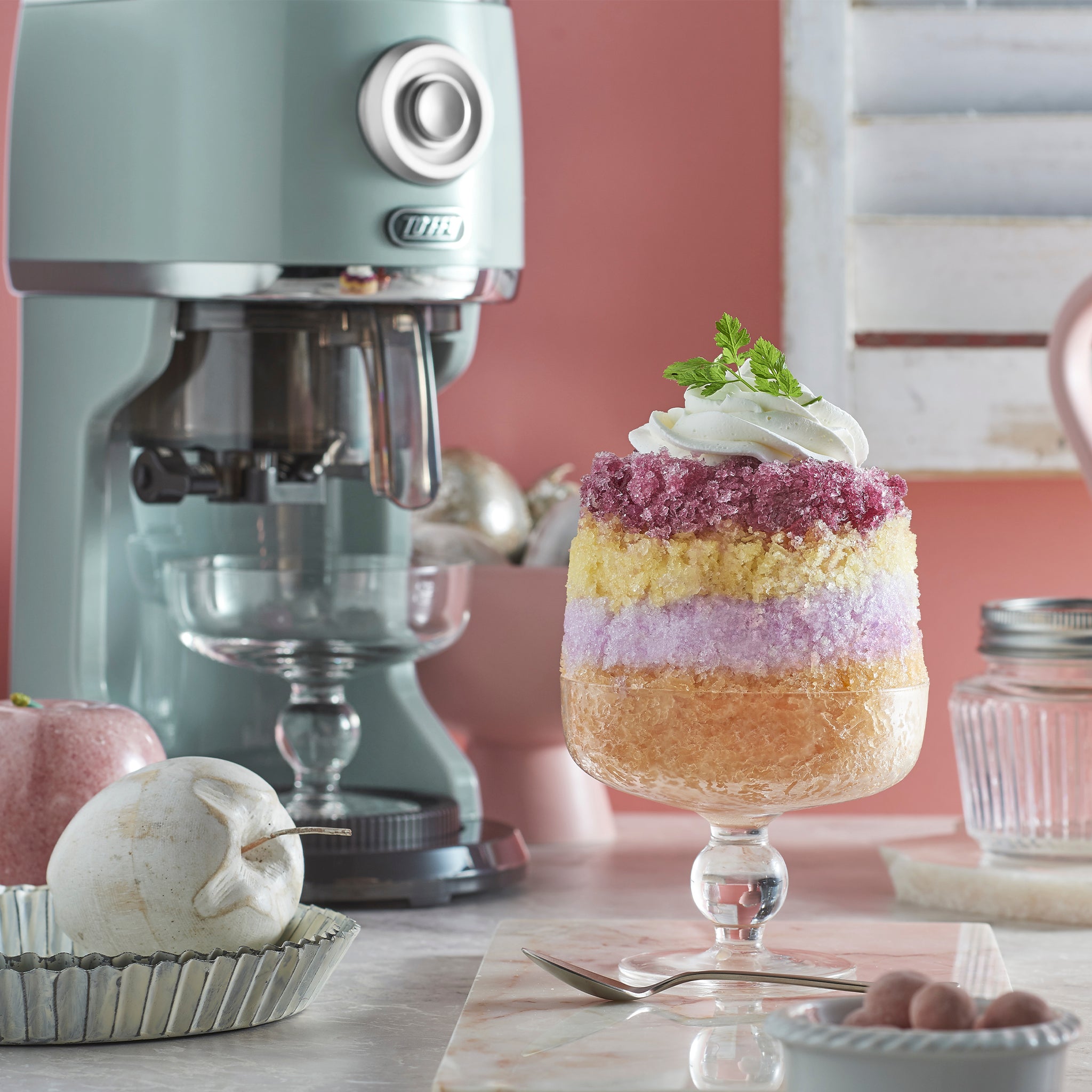 Toffy コンパクト電動ふわふわかき氷器