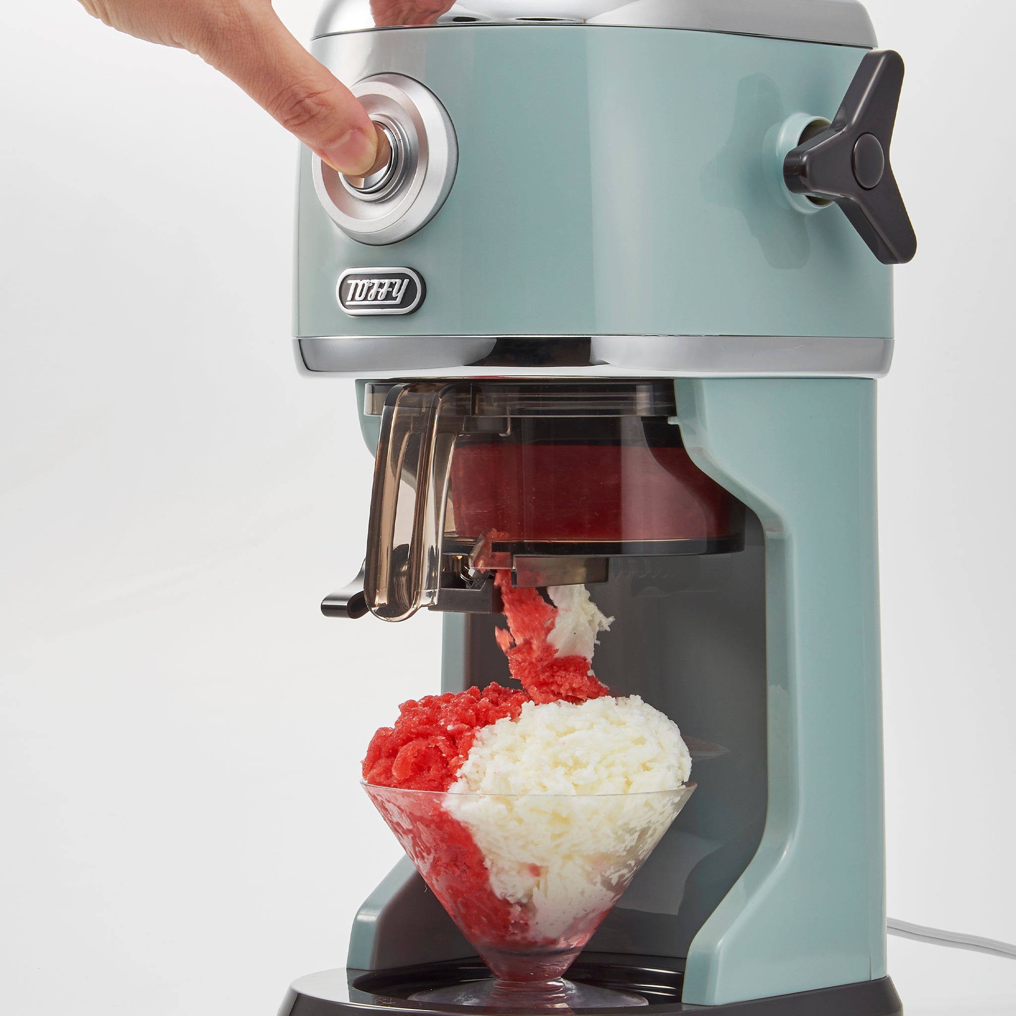 Toffy コンパクト電動ふわふわかき氷器