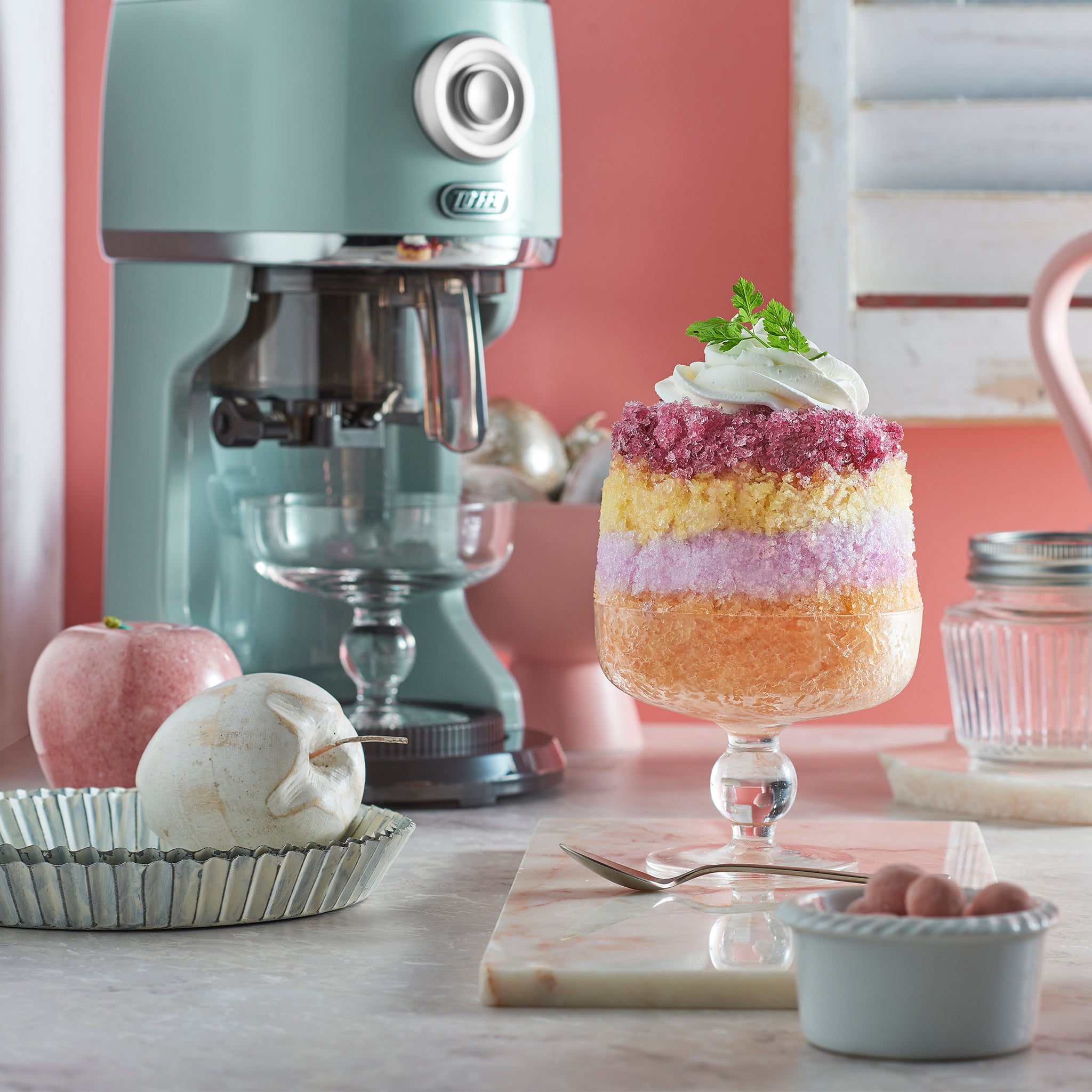 Toffy コンパクト電動ふわふわかき氷器