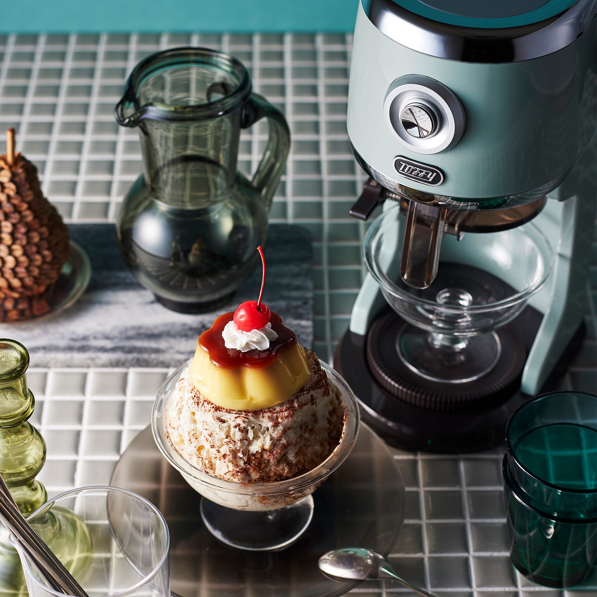 Toffy コンパクト電動ふわふわかき氷器