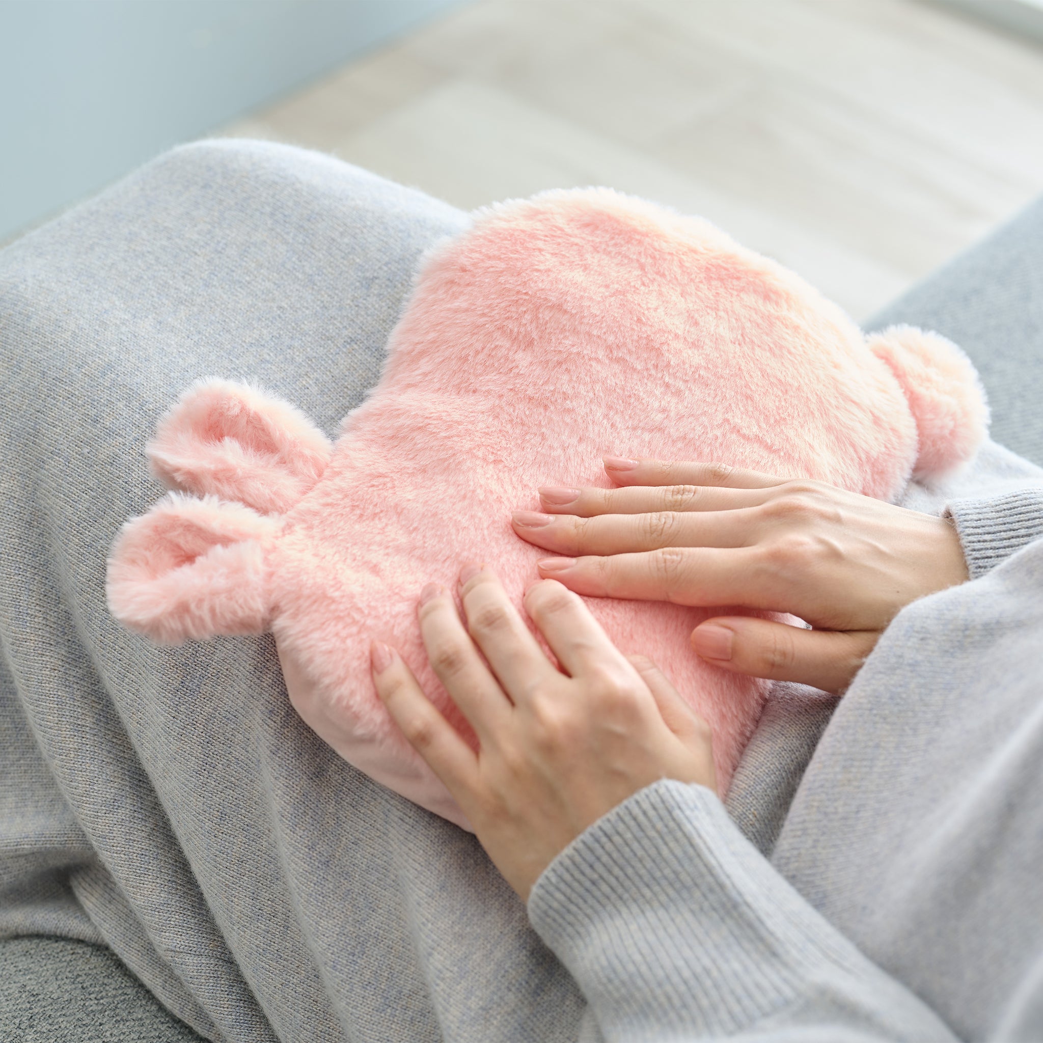 レンジですぐにホッカホカ ジェル湯たんぽ hocca ねこ/うさぎ