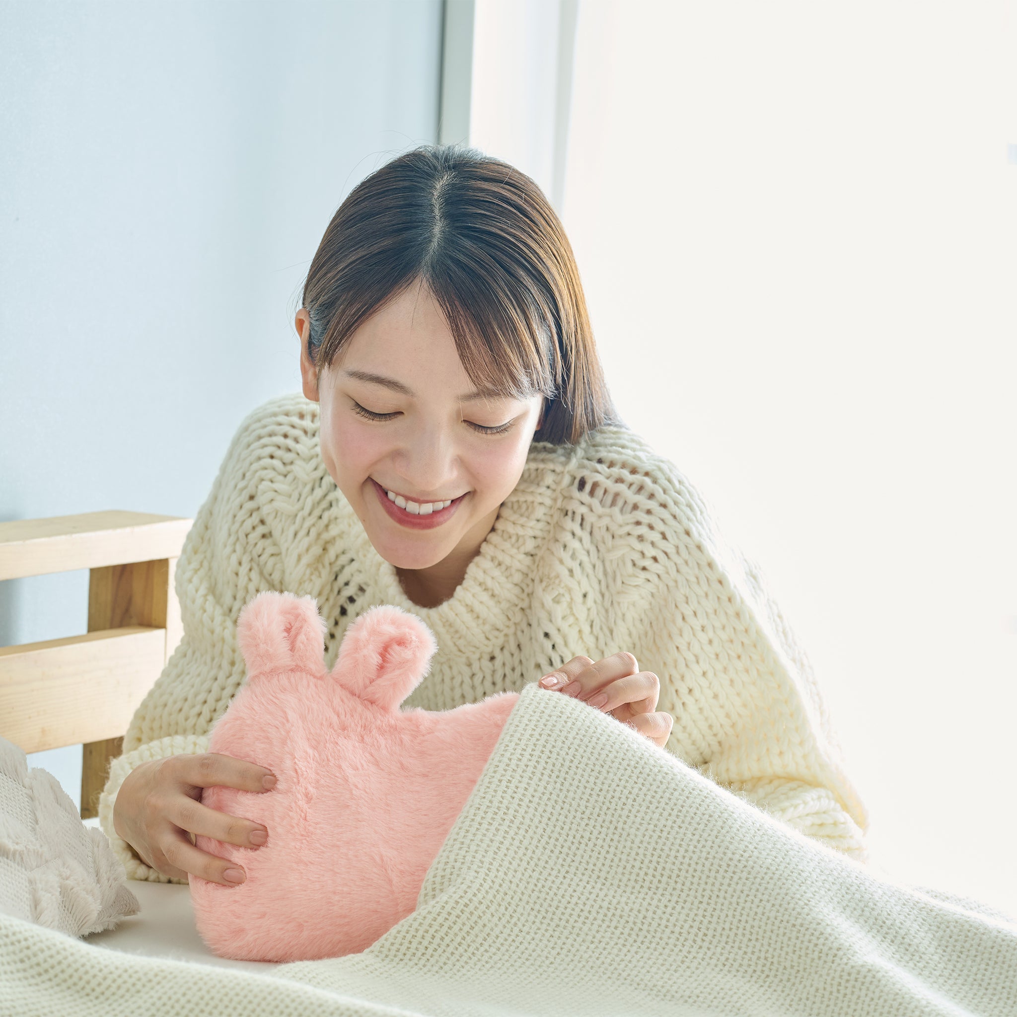 レンジですぐにホッカホカ ジェル湯たんぽ hocca ねこ/うさぎ