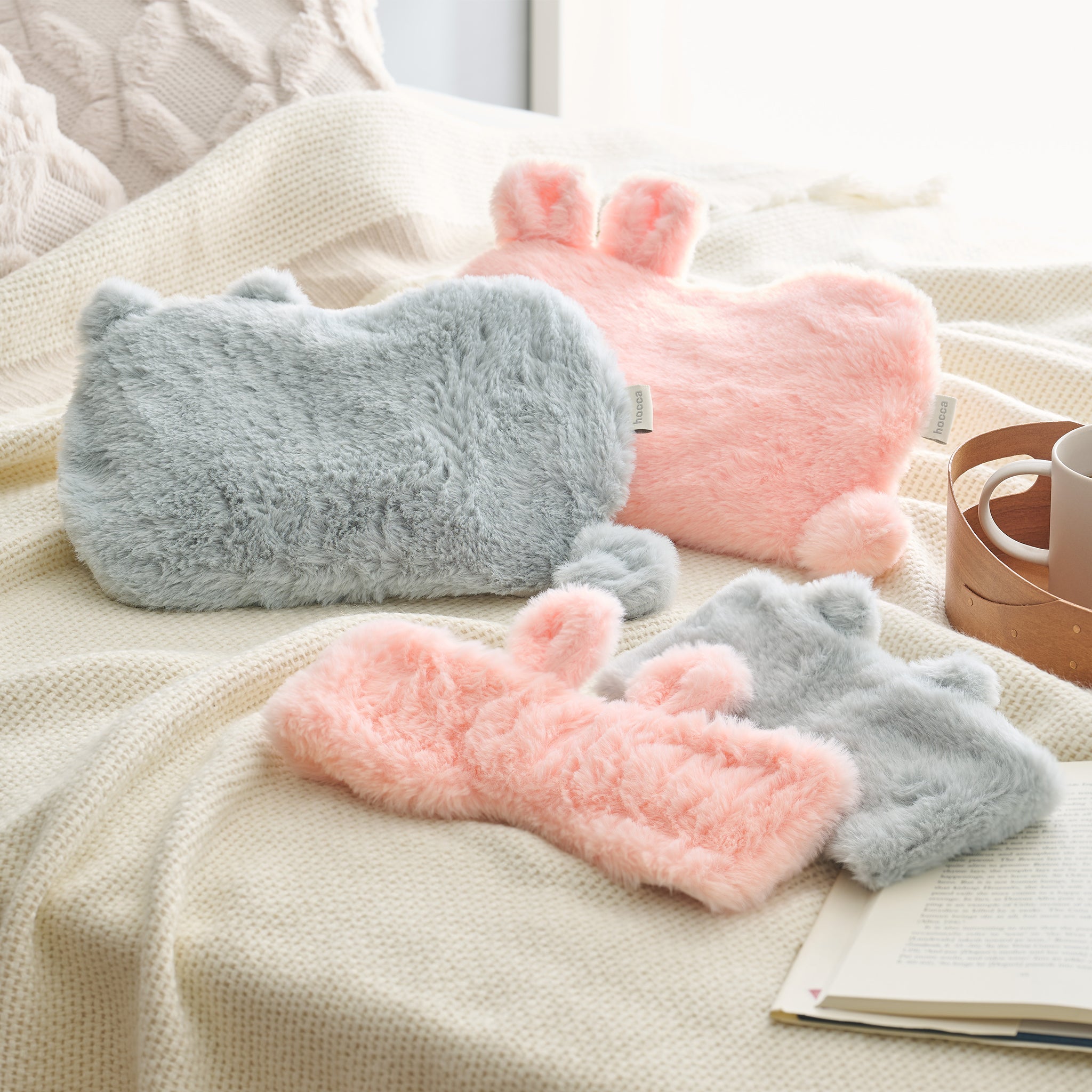 レンジですぐにホッカホカ ジェル湯たんぽ hocca ねこ/うさぎ