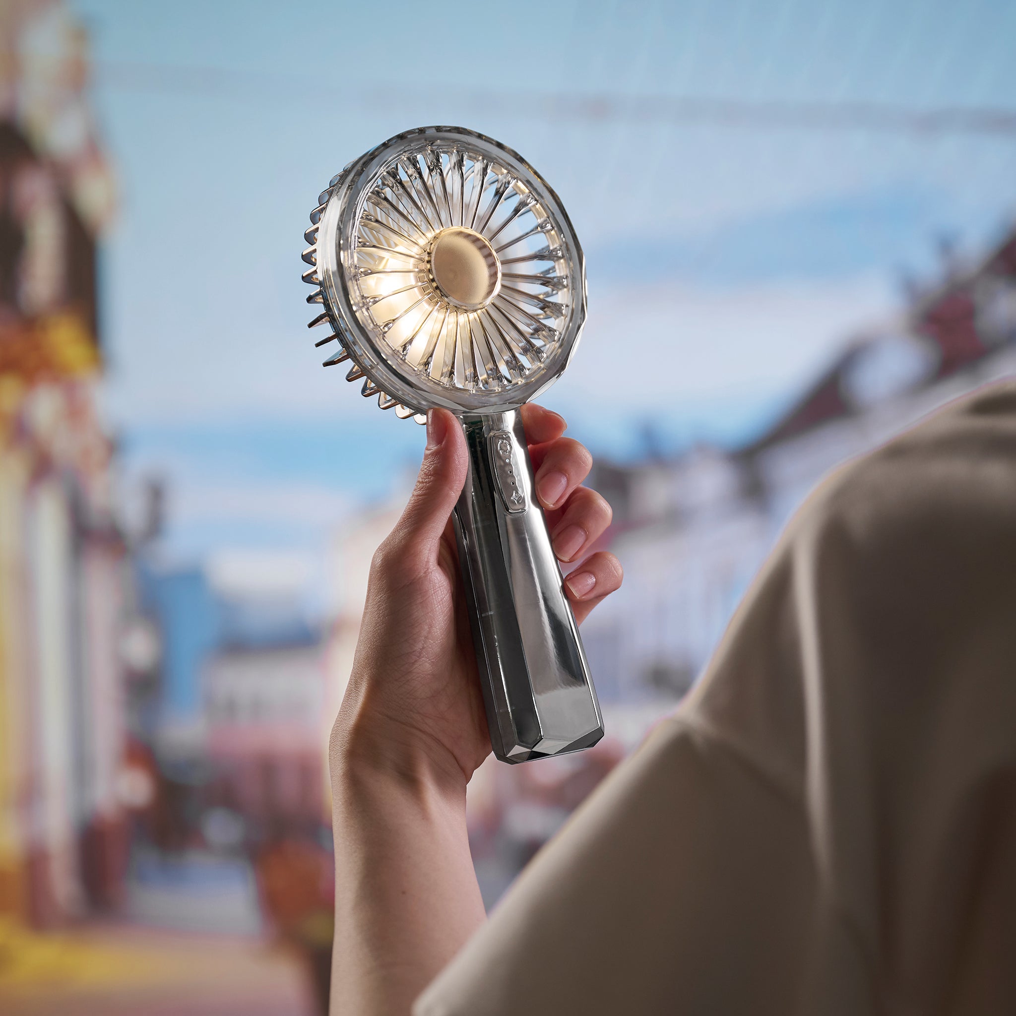 Lumiere with Toffy LED ハンディファン