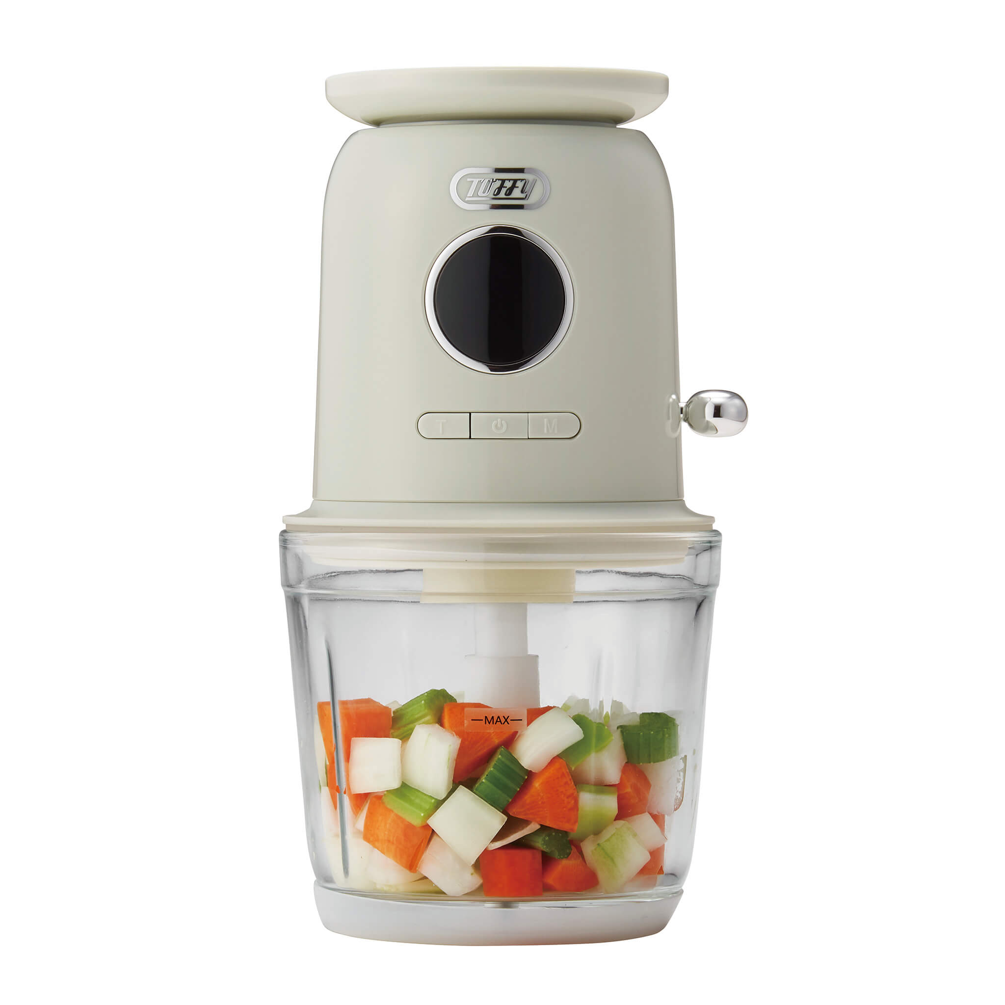 Toffy スケール付きマルチフードプロセッサー<充電式>