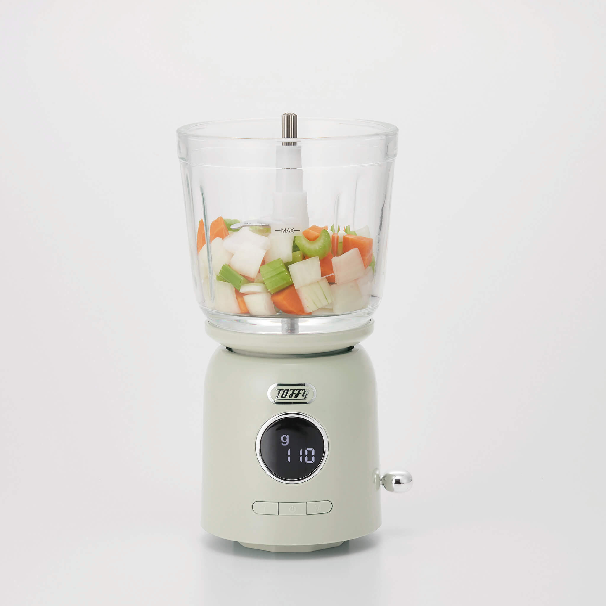 Toffy スケール付きマルチフードプロセッサー<充電式>