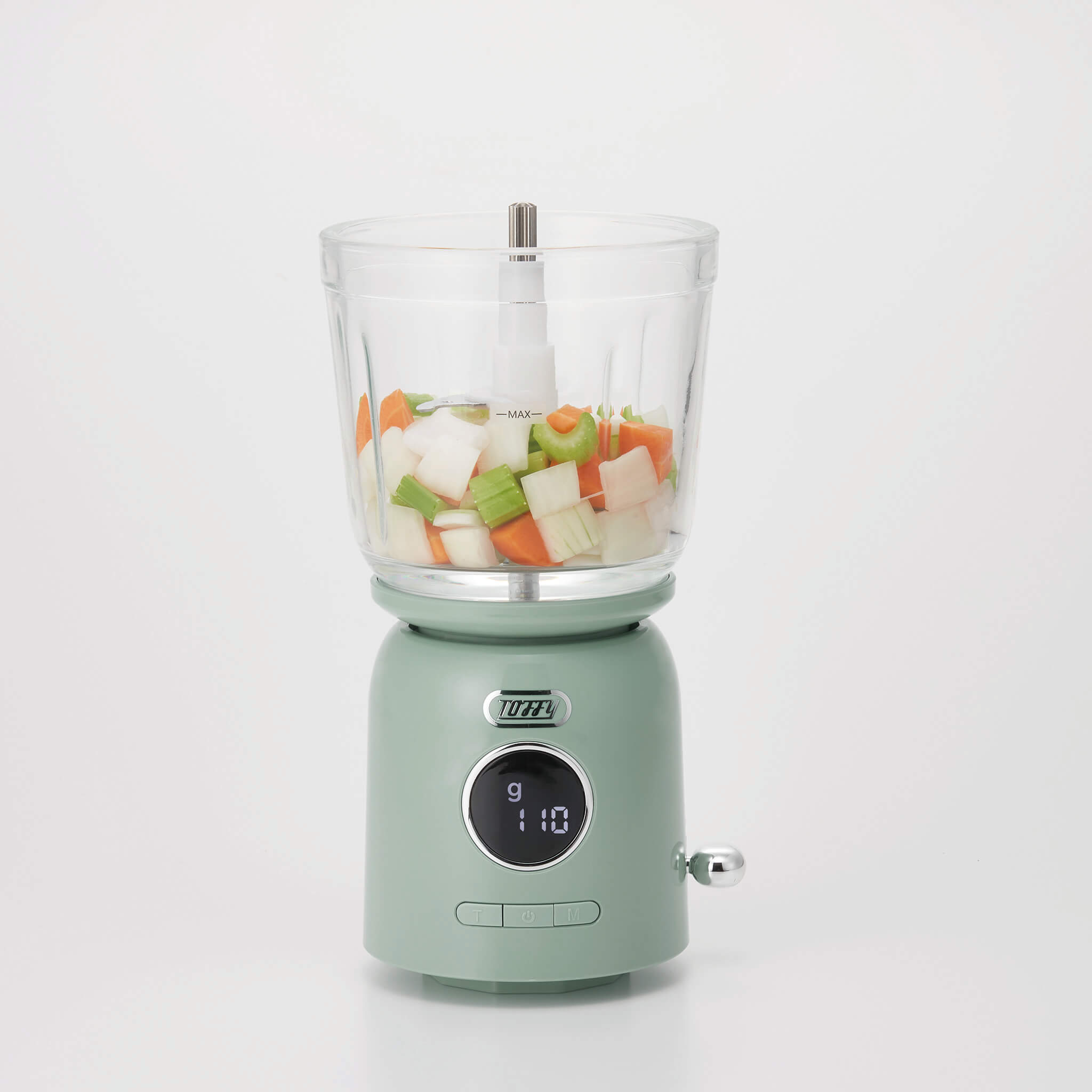 Toffy スケール付きマルチフードプロセッサー<充電式>