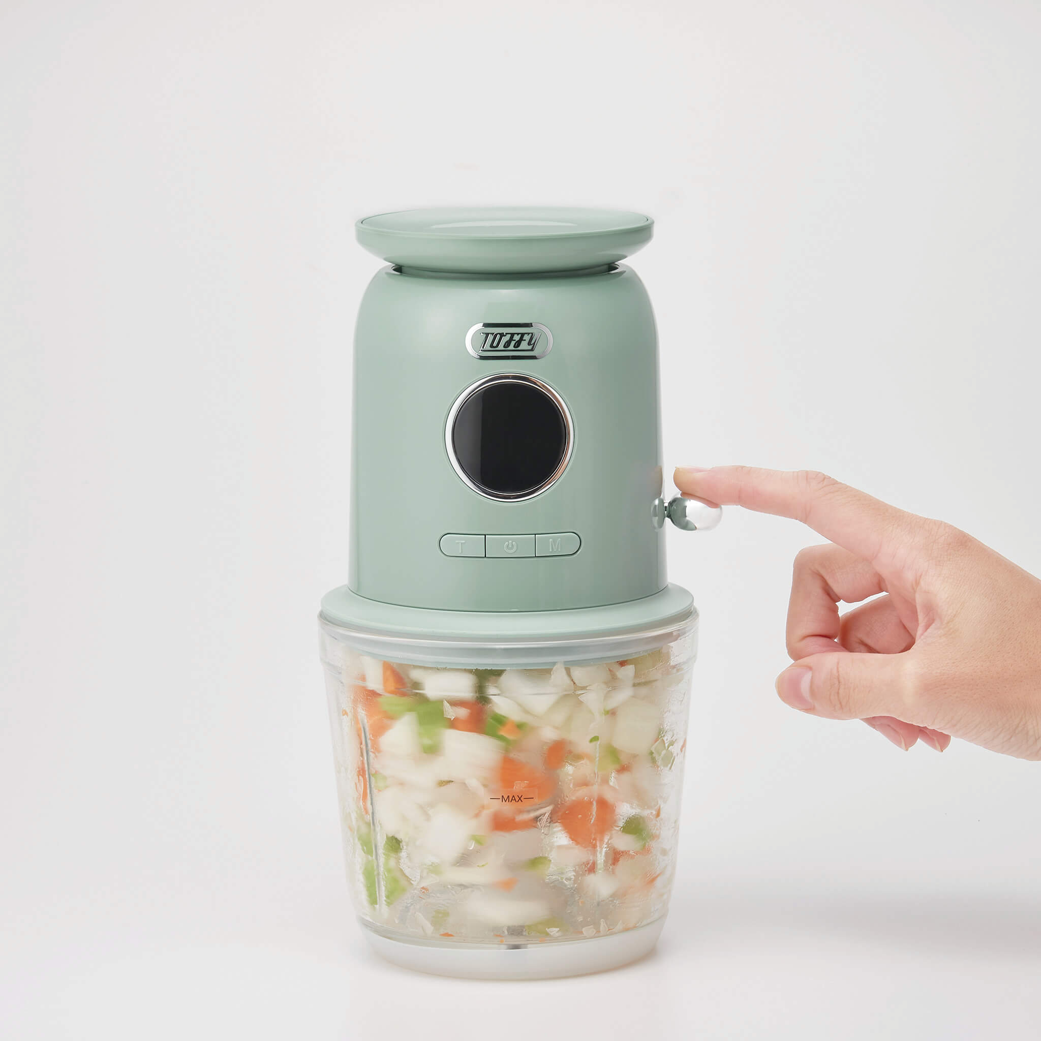 Toffy スケール付きマルチフードプロセッサー<充電式>