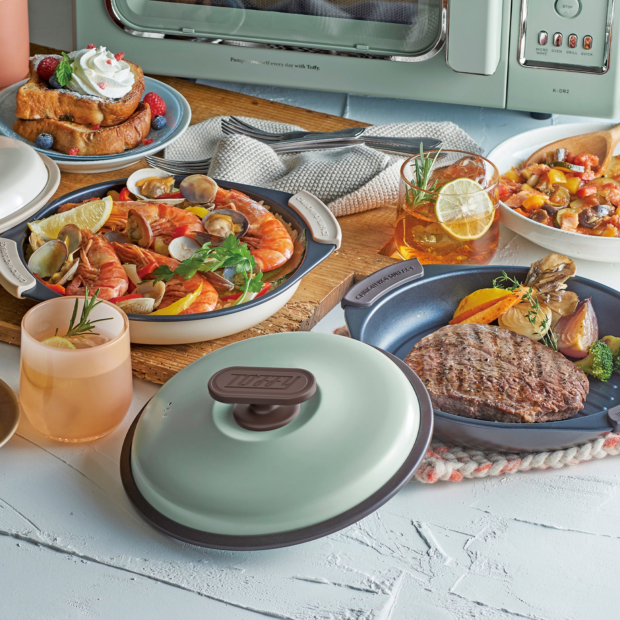 Toffy 電子レンジ用 グリルパン