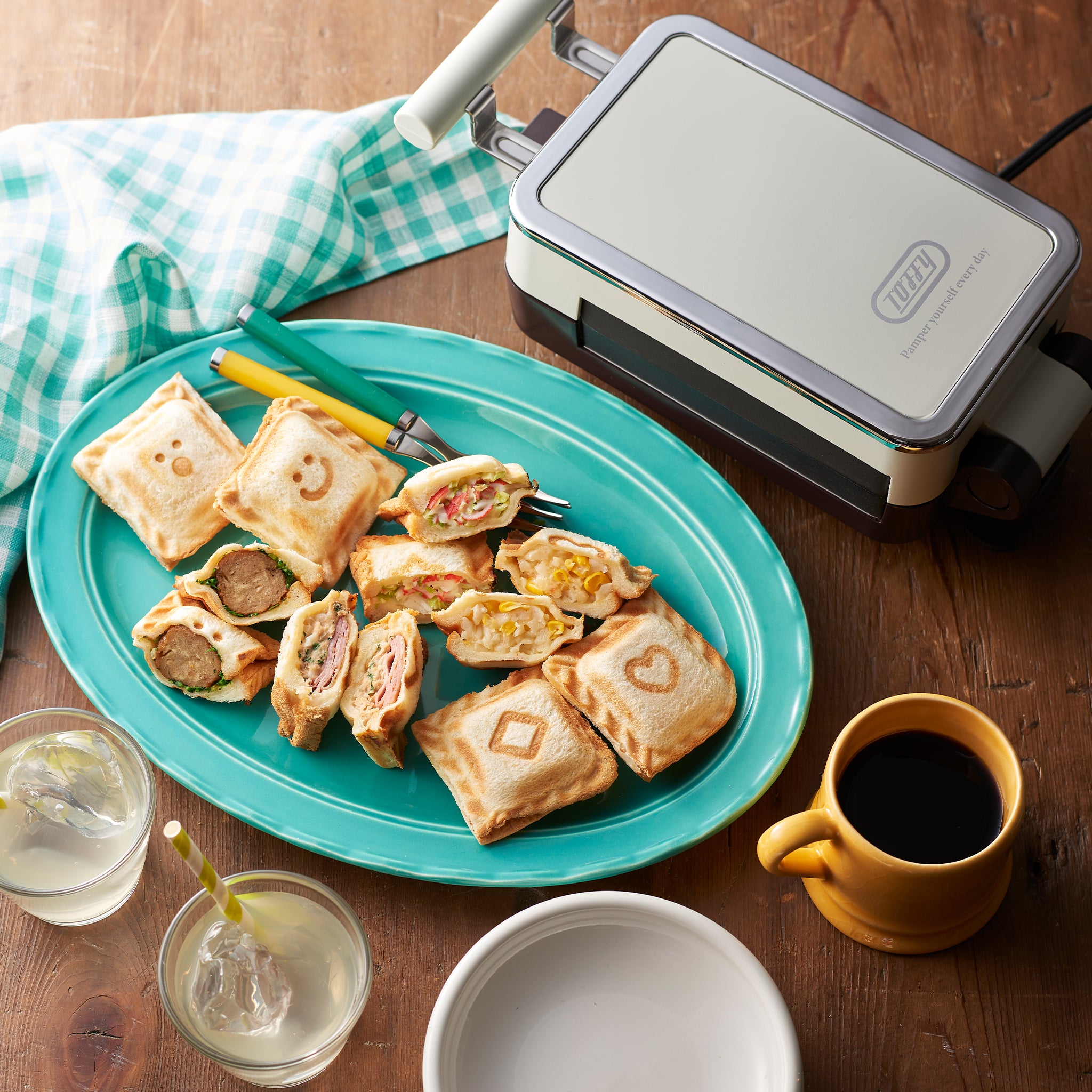 Toffy クォーターホットサンドメーカー