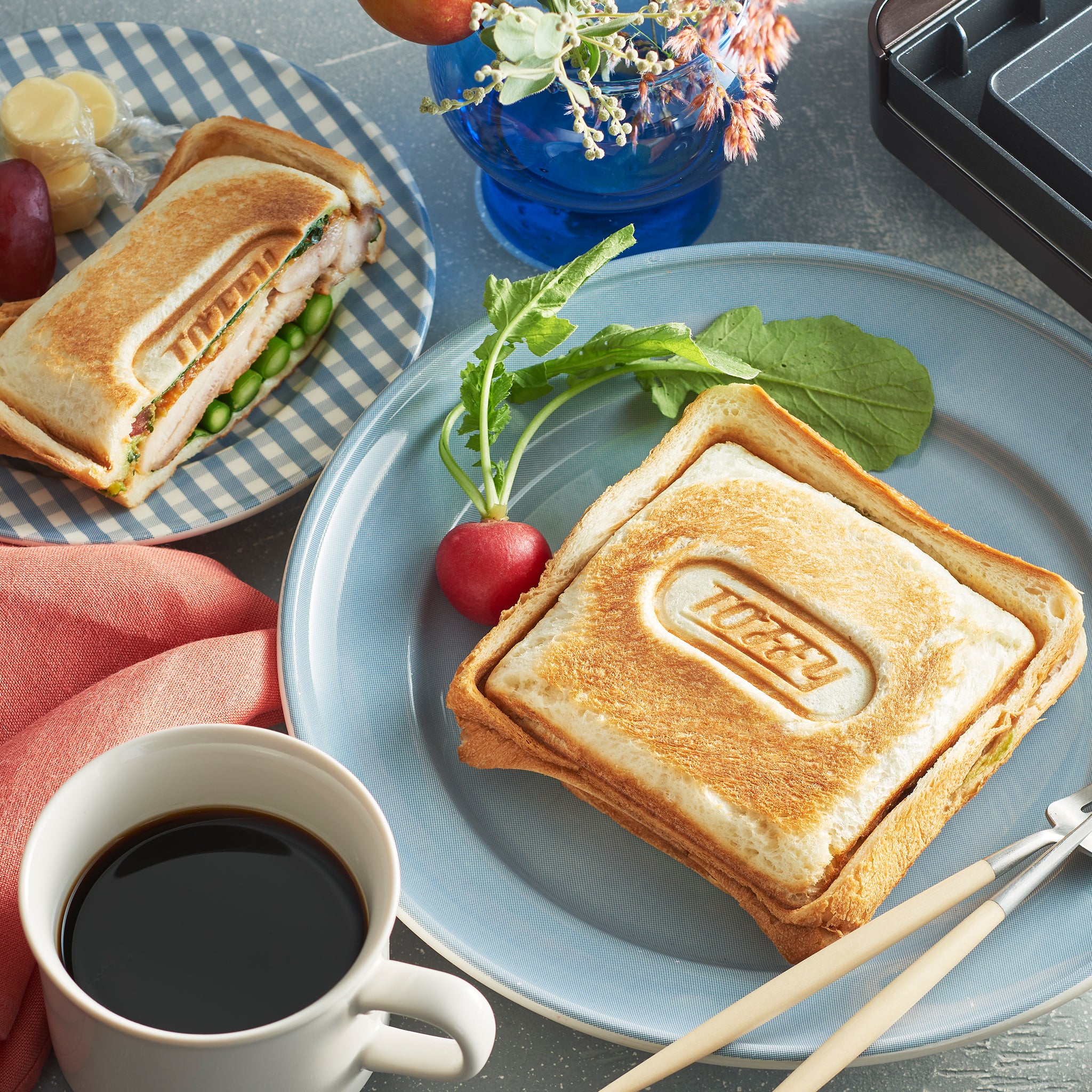 Toffy クォーターホットサンドメーカー