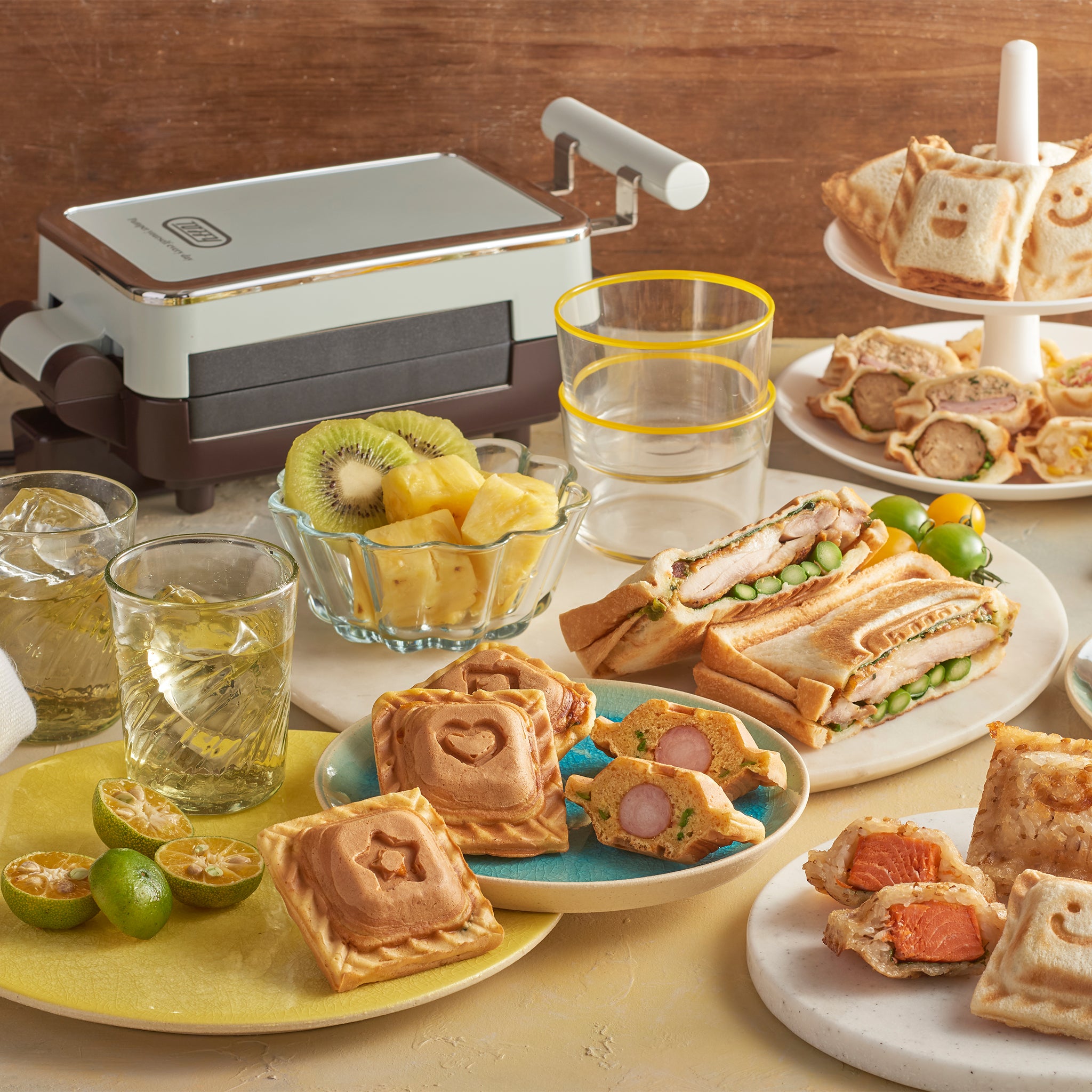 Toffy クォーターホットサンドメーカー