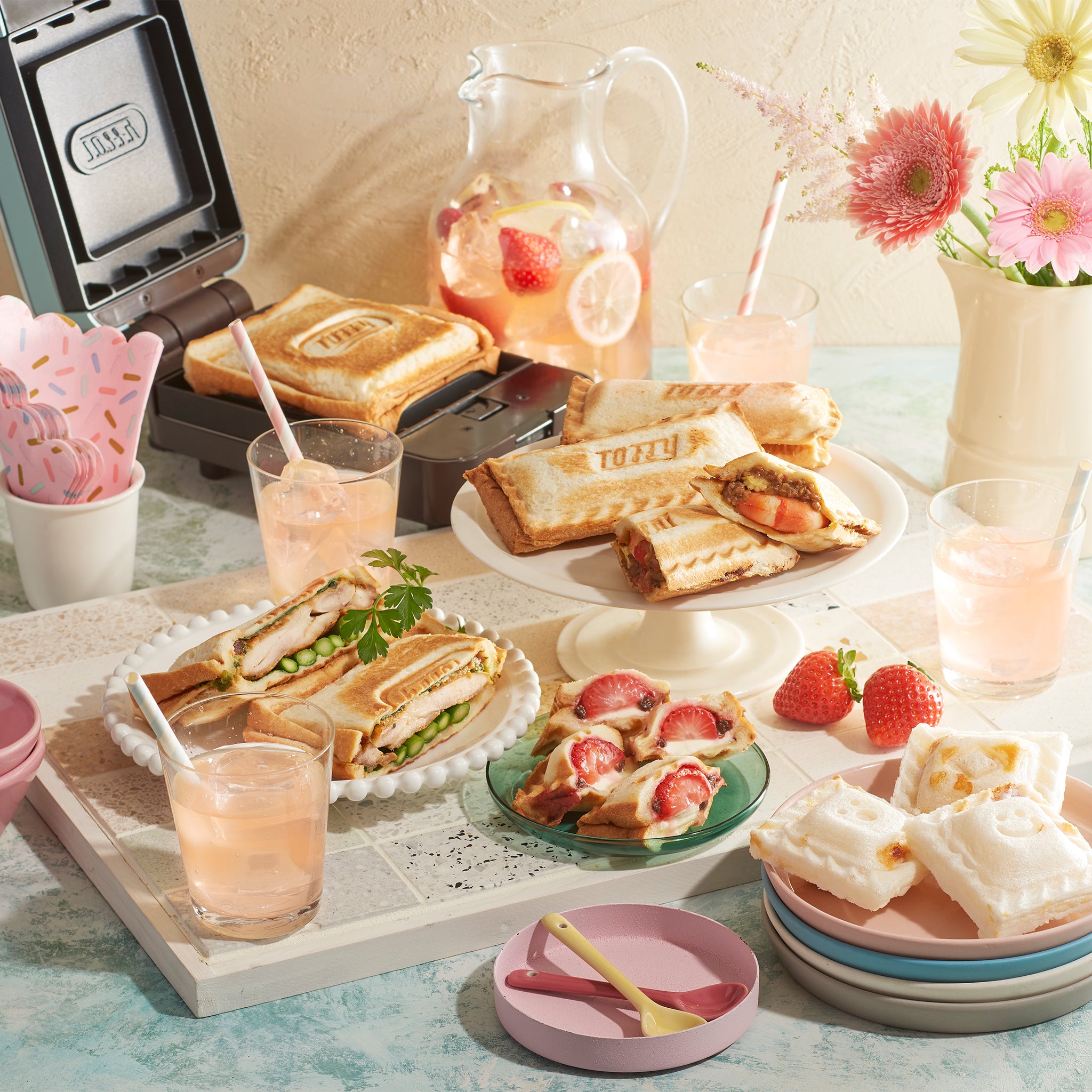 Toffy クォーターホットサンドメーカー