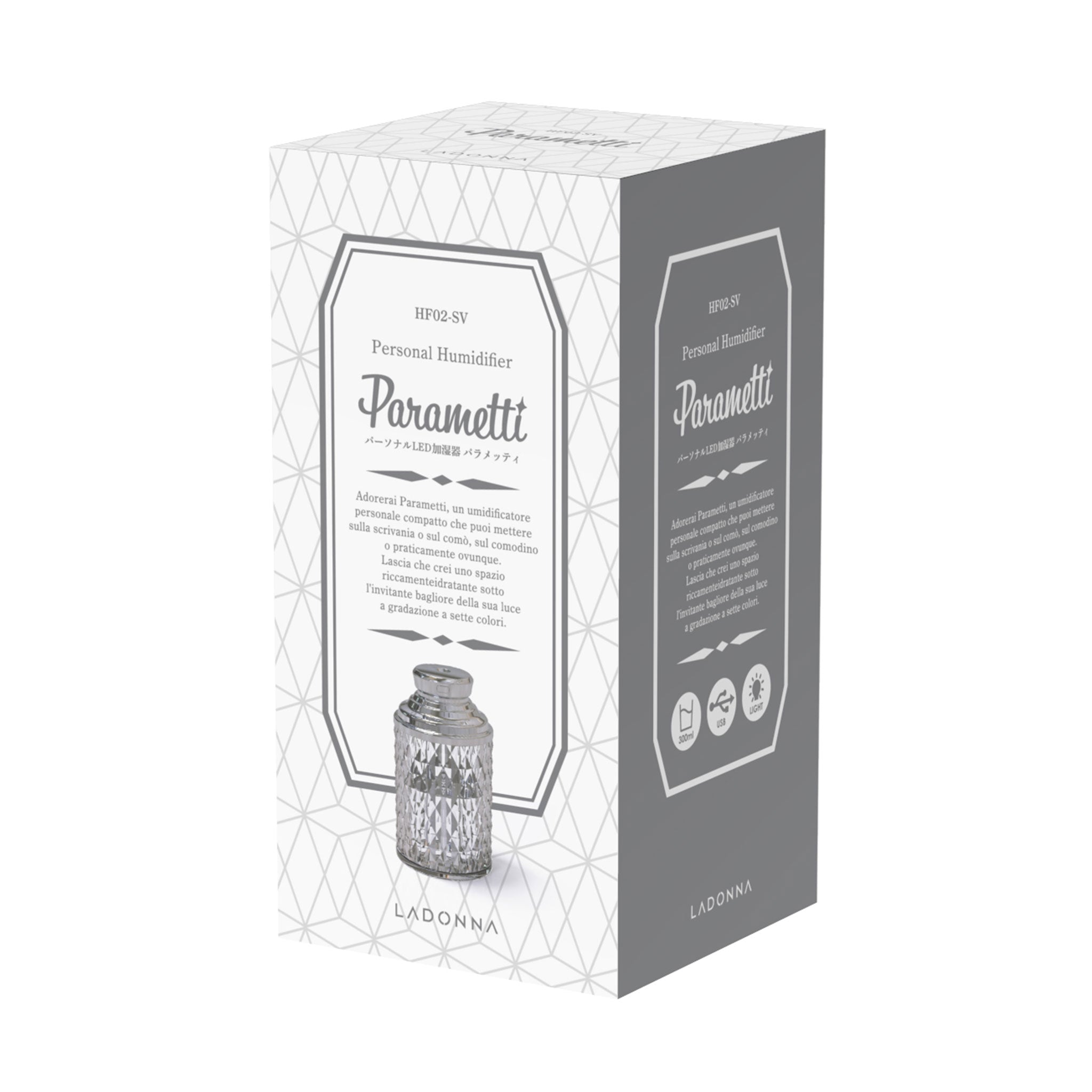 パーソナルLED加湿器 パラメッティ