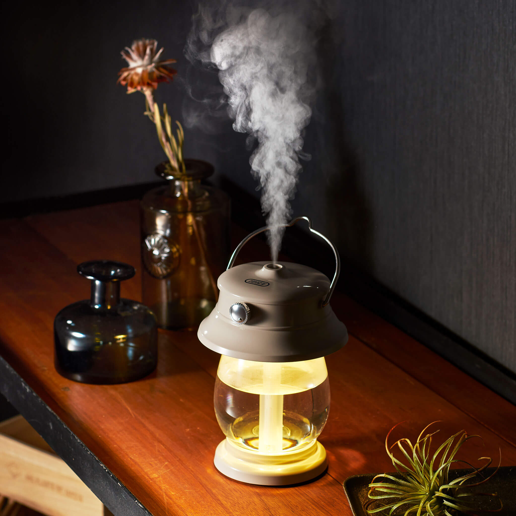 Toffy LEDランタン加湿器<充電式>