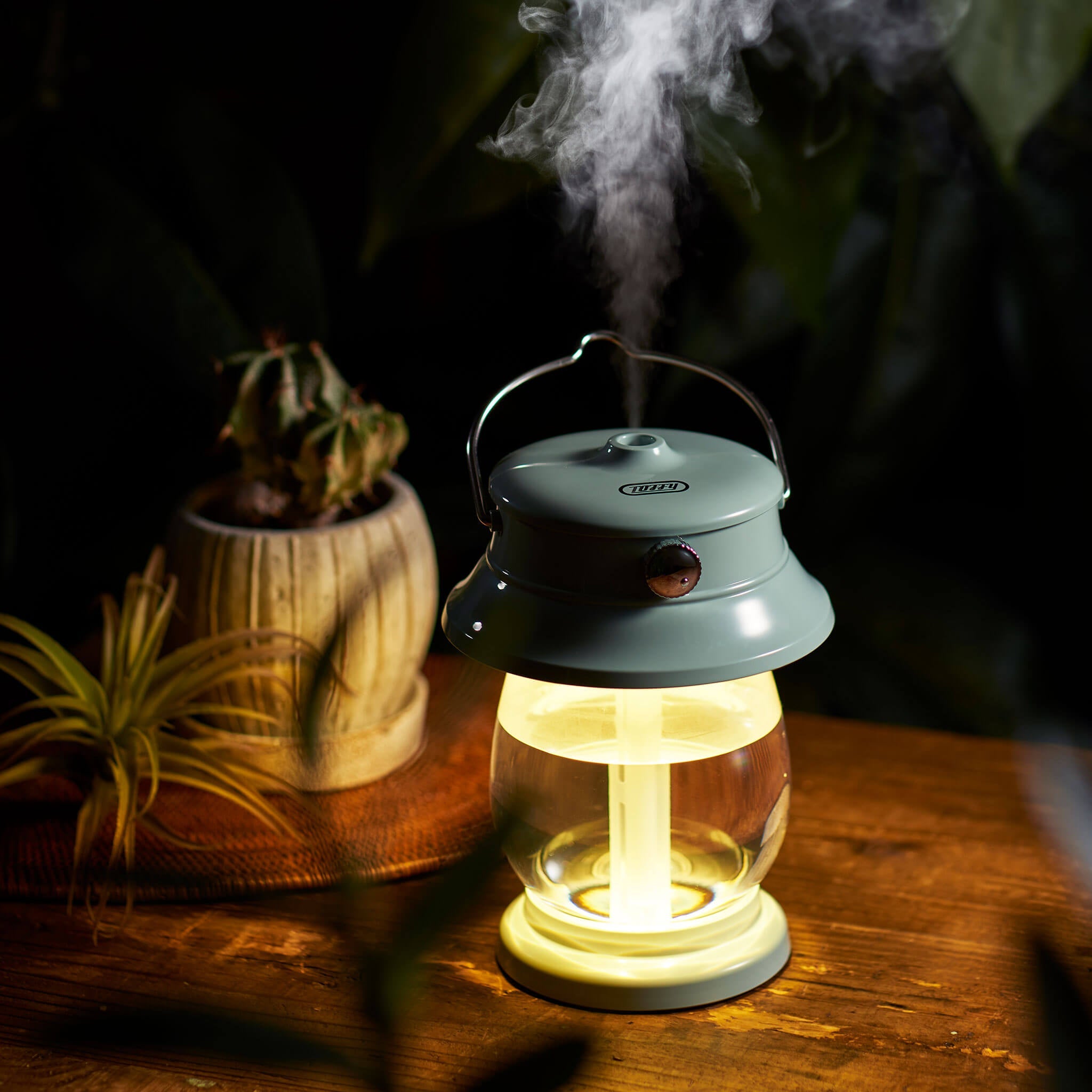 Toffy LEDランタン加湿器<充電式>