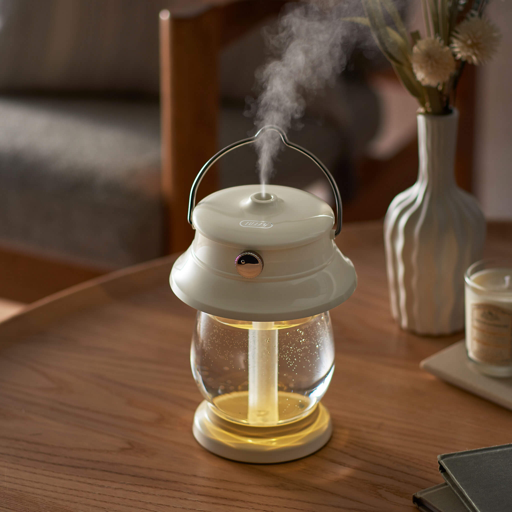 Toffy LEDランタン加湿器<充電式>