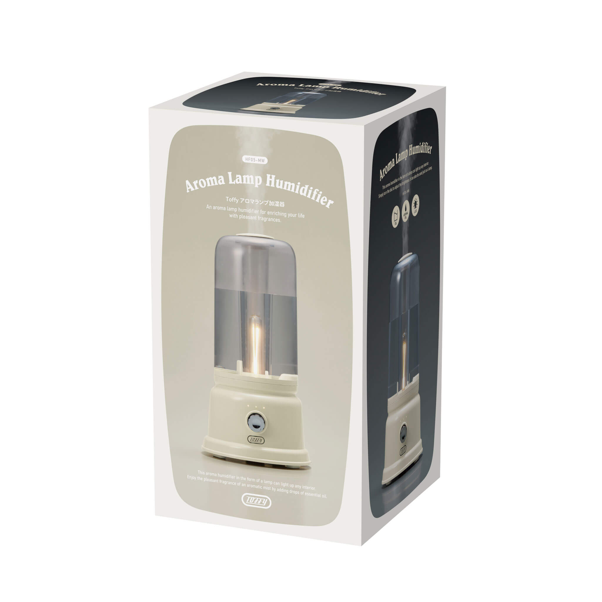 Toffy アロマランプ加湿器
