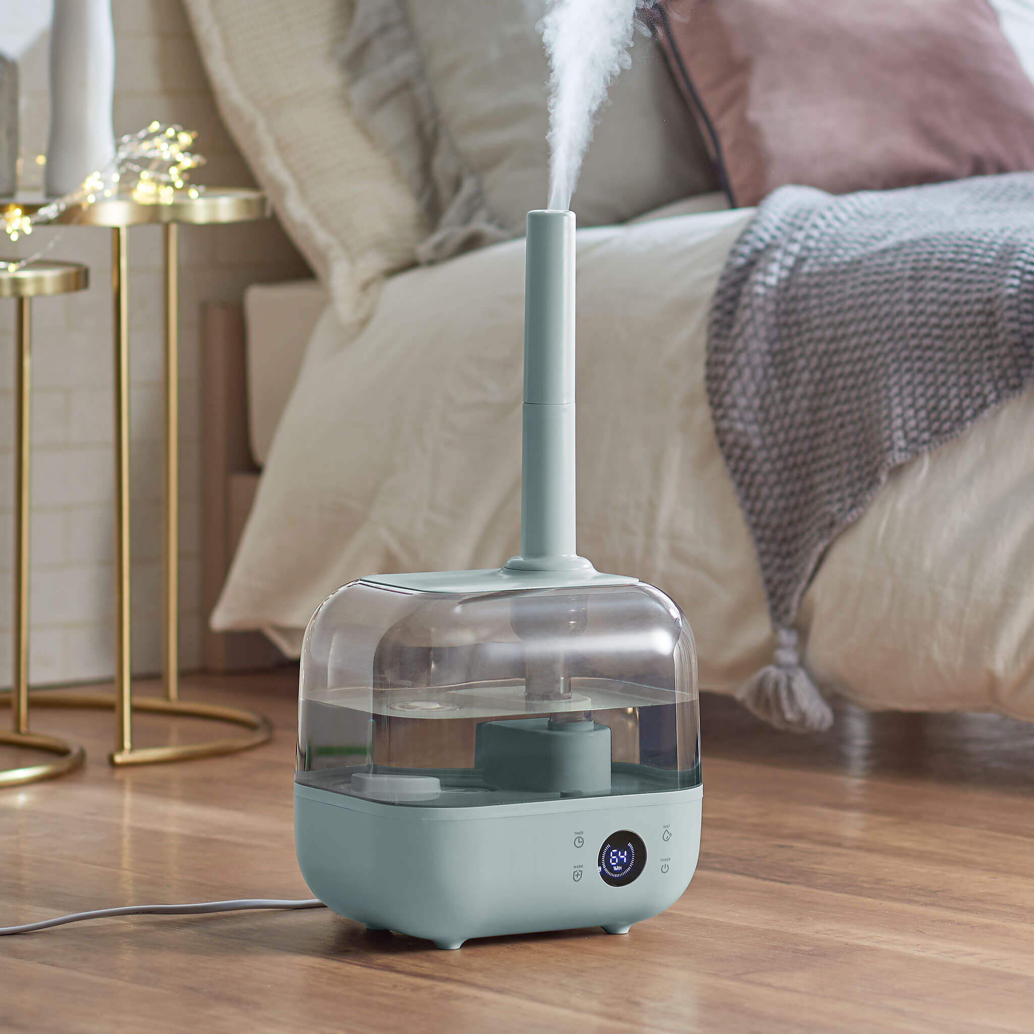 【アウトレット】Toffy 抗菌ハイブリッドアロマ加湿器<4.7L>
