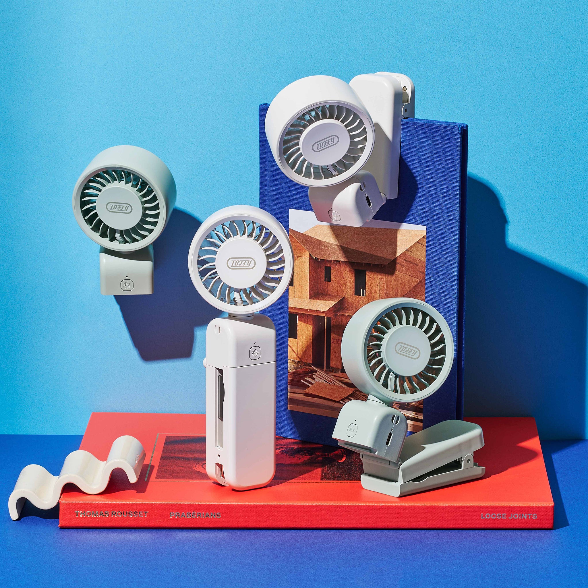 Toffy マグネット&クリップファン