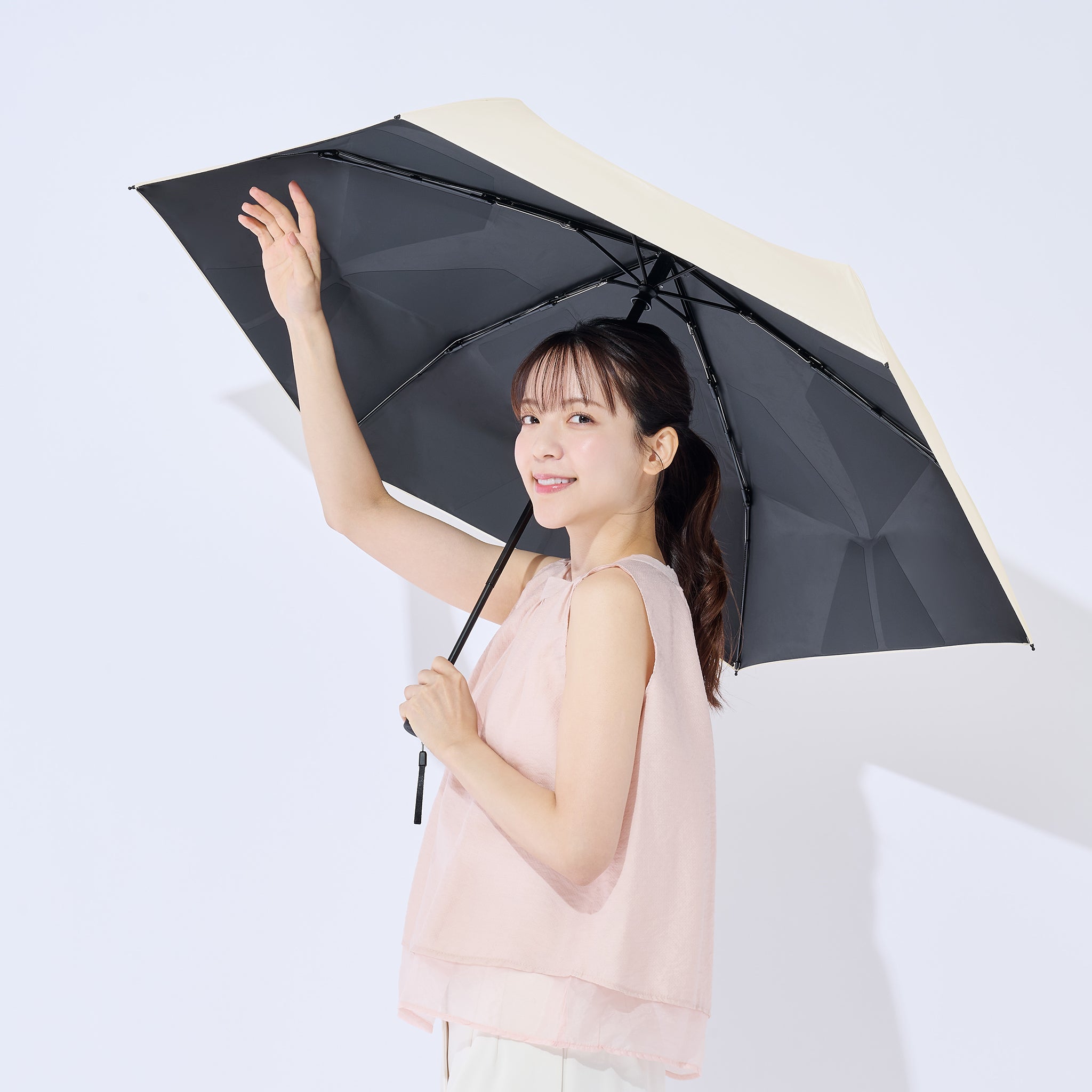 Toffy サンマスター 瞬納UV自動開閉傘〈晴雨兼用〉