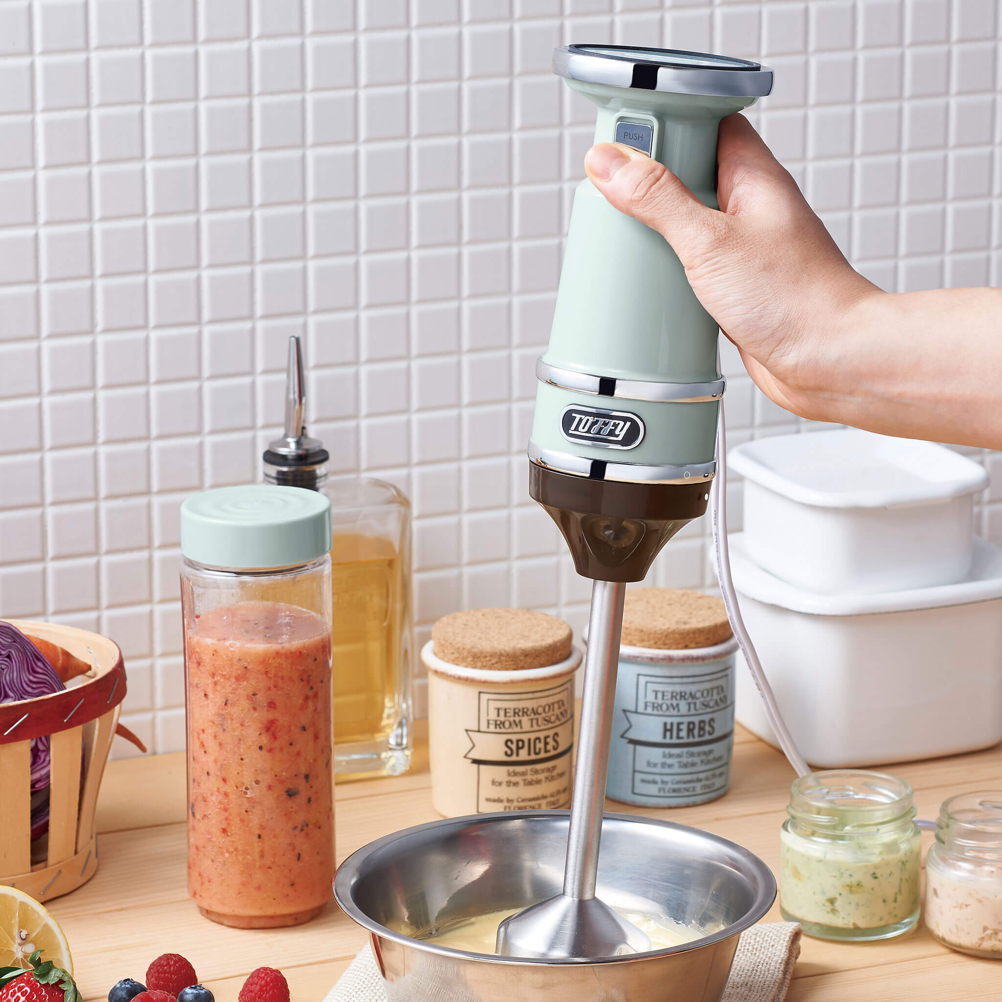 【アウトレット】Toffy ハンド&ボトルブレンダー