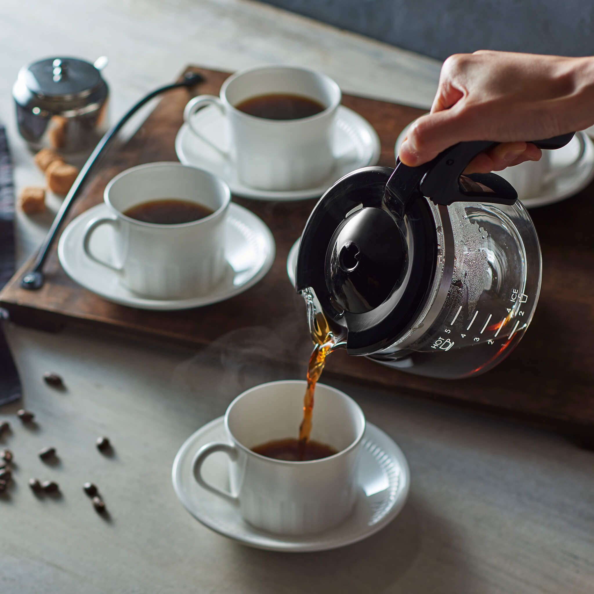 Toffy 全自動ミル付カスタムドリップコーヒーメーカー