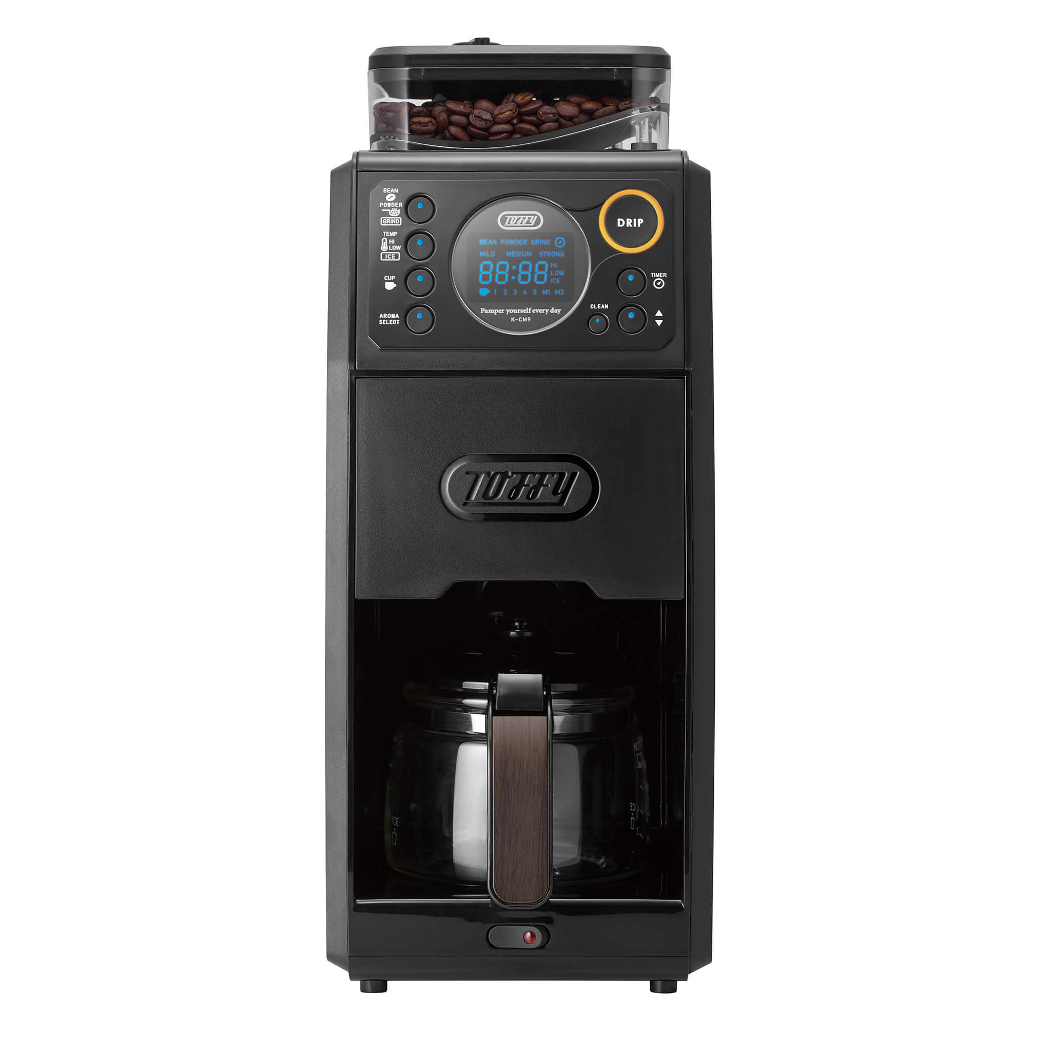 Toffy 全自動ミル付カスタムドリップコーヒーメーカー