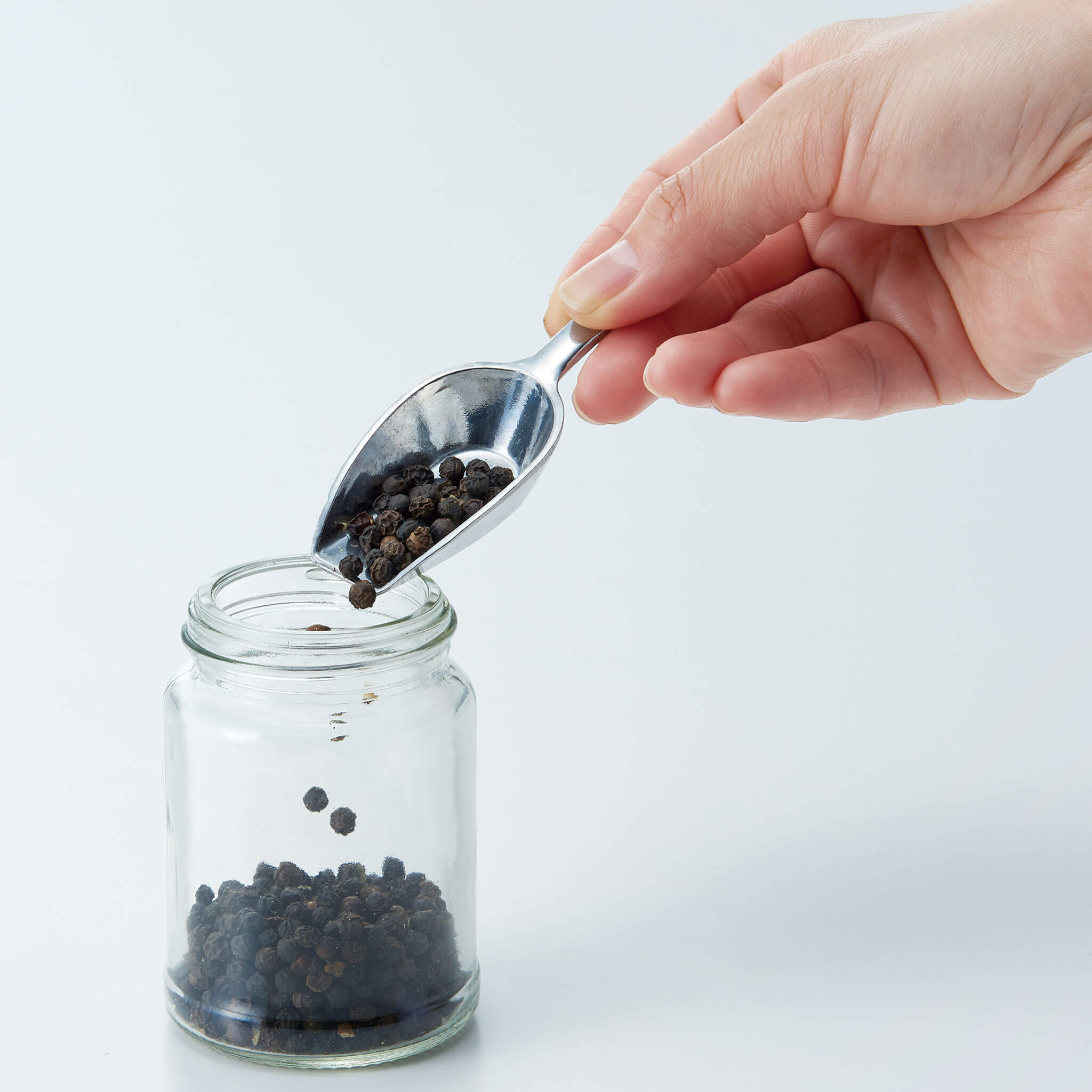 Toffy 電動ソルト&ペッパーミル専用ふた付きボトル(2個入り)