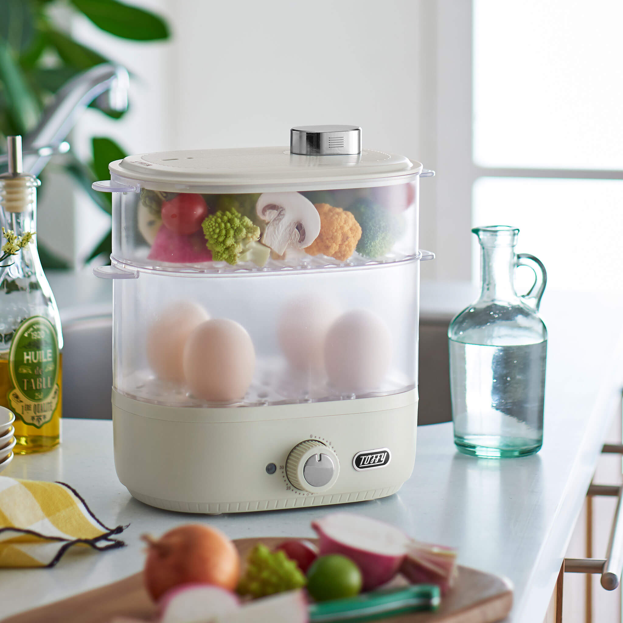 Toffy コンパクトフードスチーマー