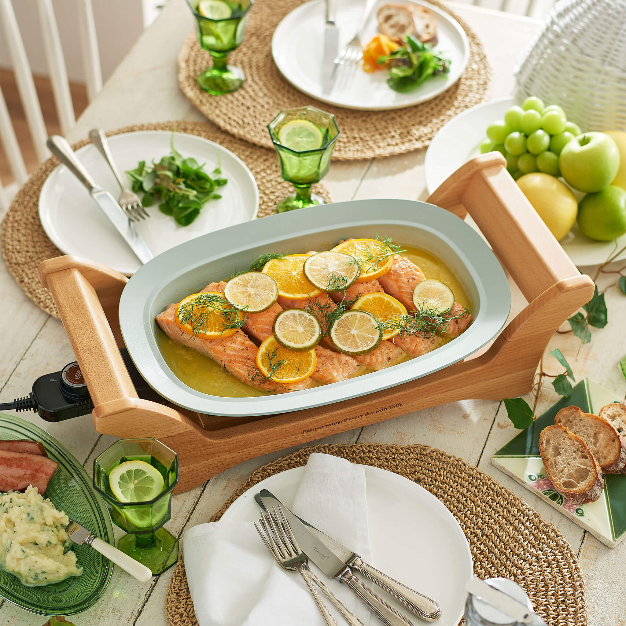 Toffy オーバルグリルプレート