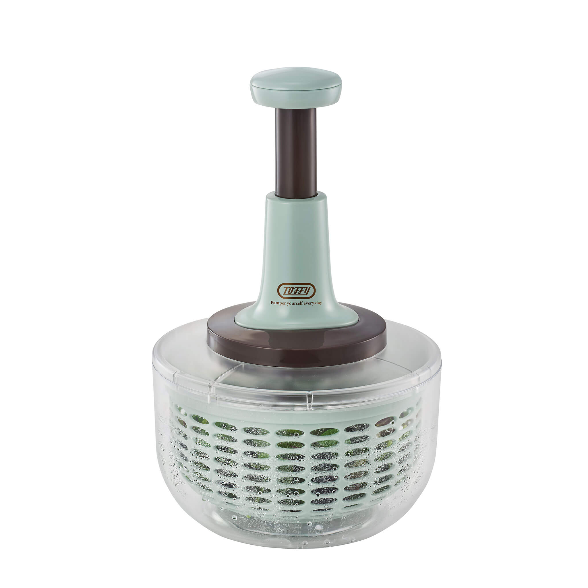 Toffy プッシュサラダスピナー&スライサーセット