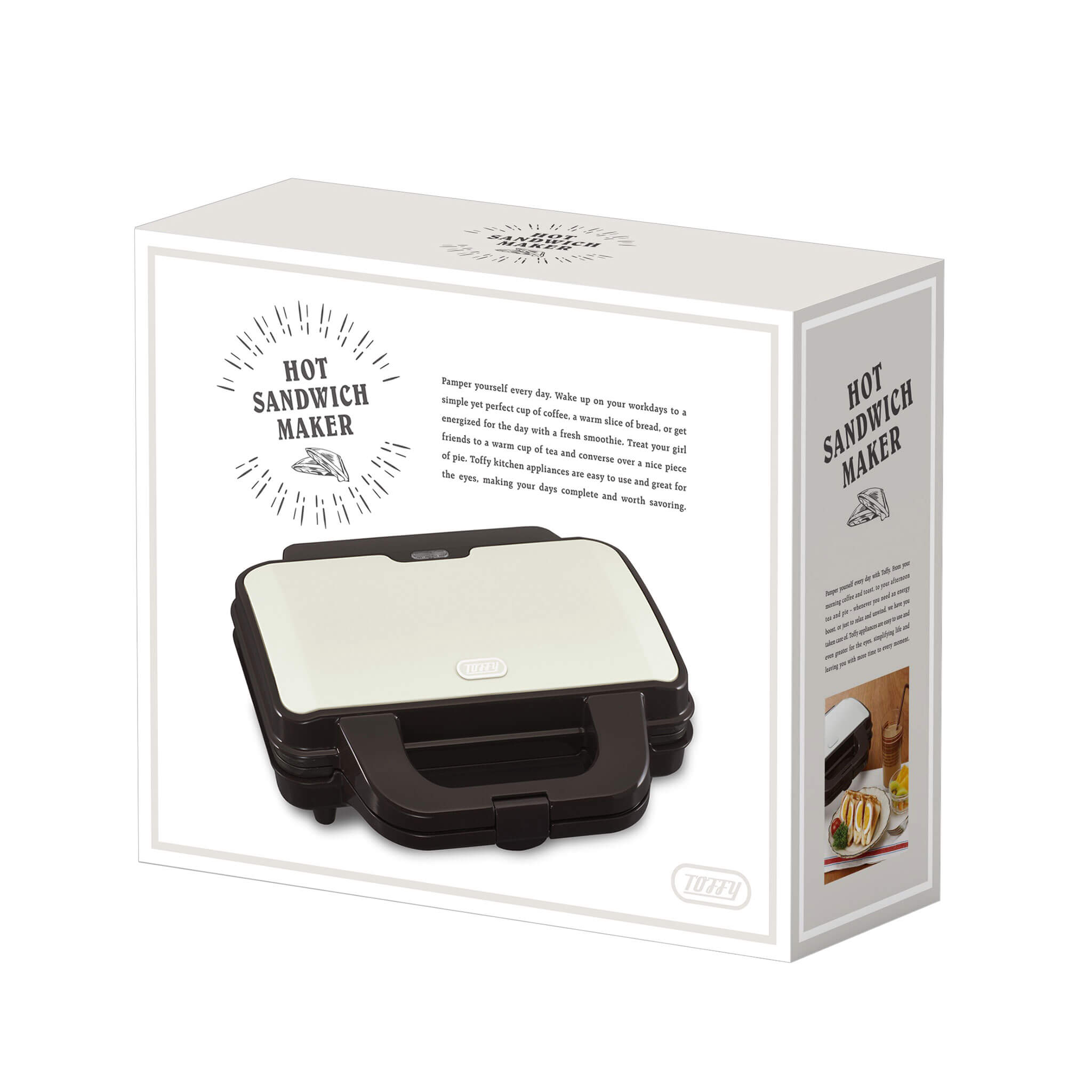 【訳アリ アウトレット】 Toffy ホットサンドメーカー