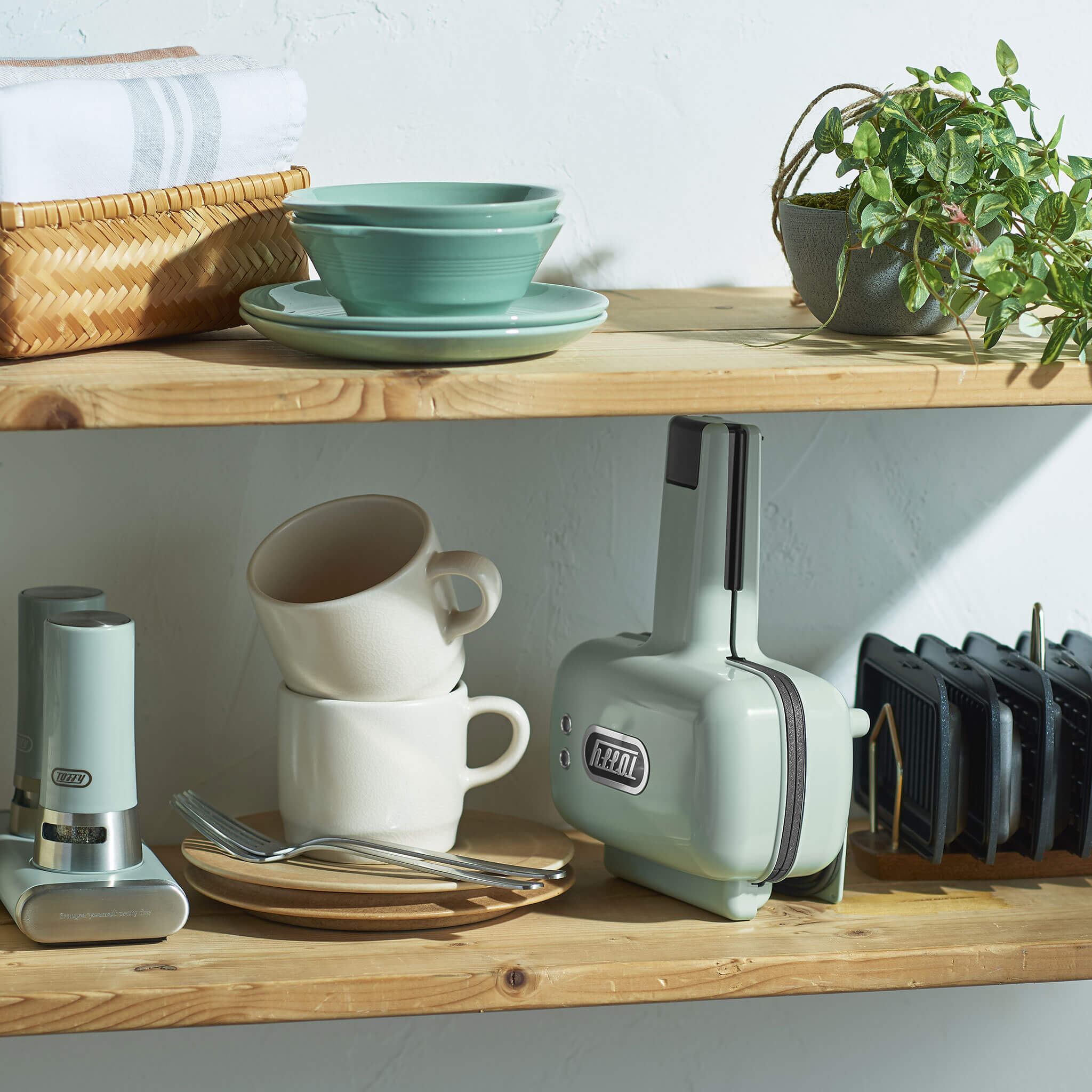 Toffy ハーフホットサンドメーカー<プレート交換式> 直営店限定ギフトパッケージ