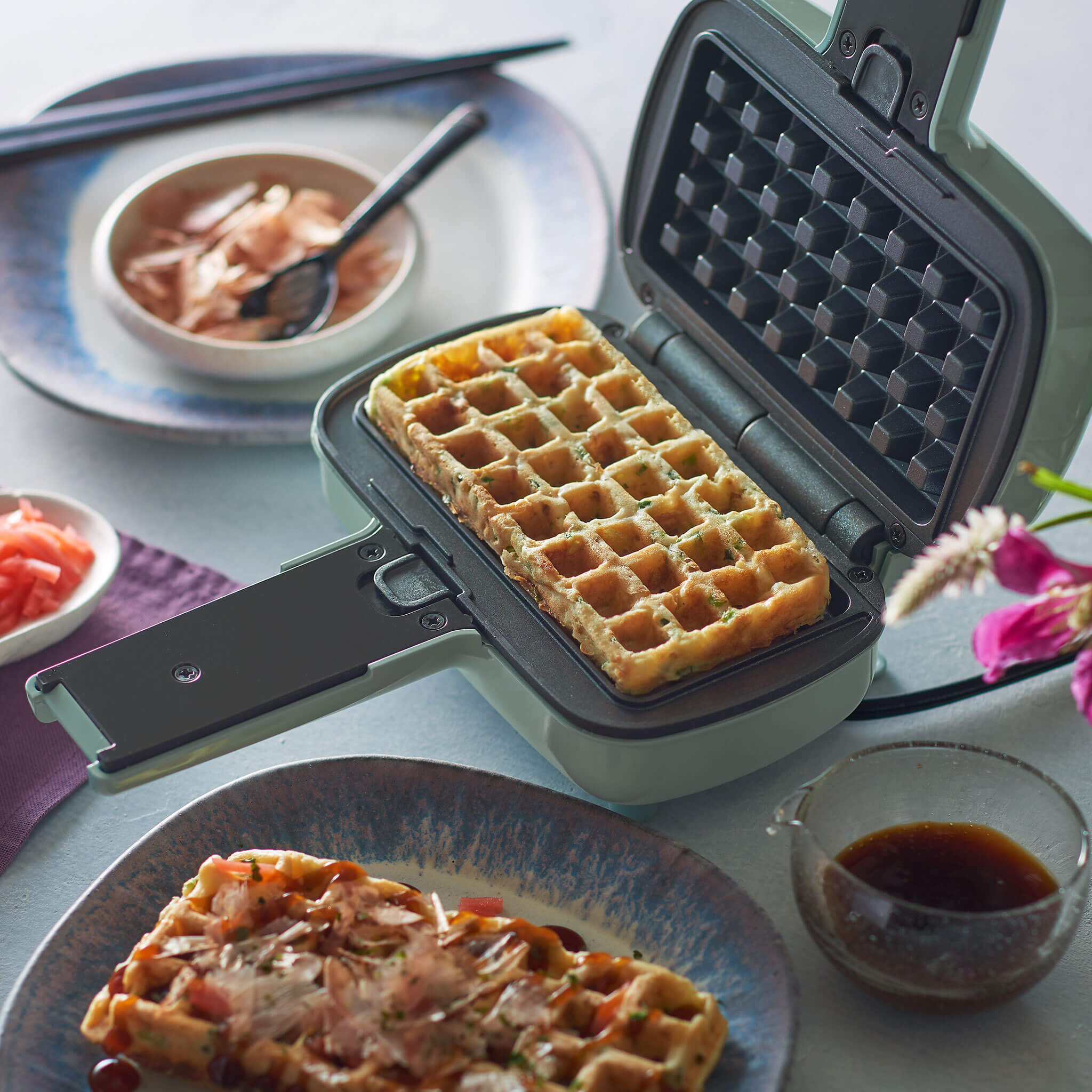 Toffy ハーフホットサンドメーカー<プレート交換式>