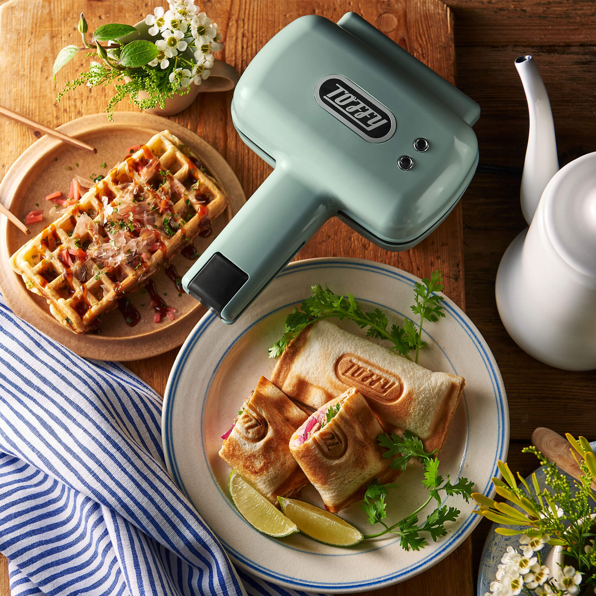 Toffy ハーフホットサンドメーカー<プレート交換式> 直営店限定ギフトパッケージ