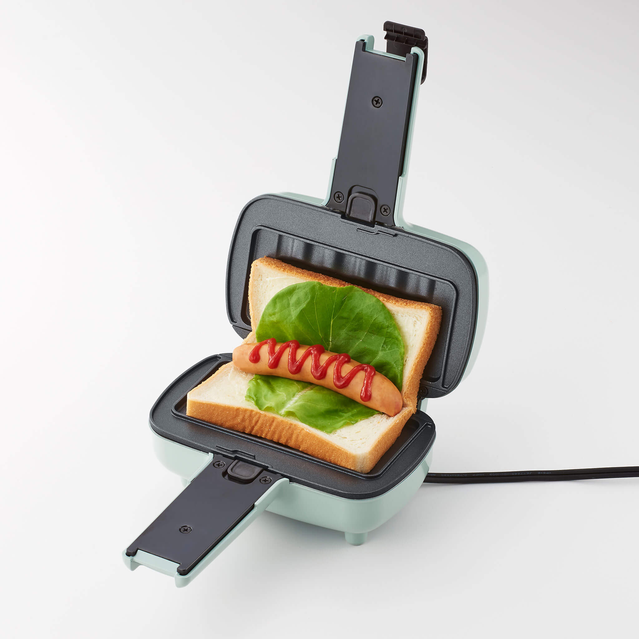 Toffy ハーフホットサンドメーカー<プレート交換式>